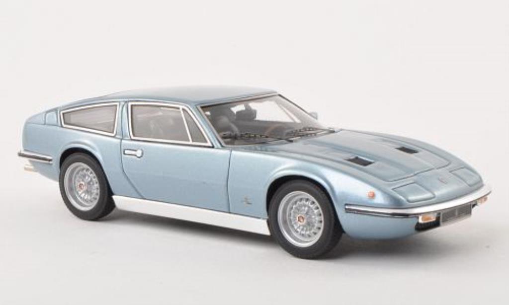 Maserati Indy 1/43 Minichamps blauw 1970 modelauto