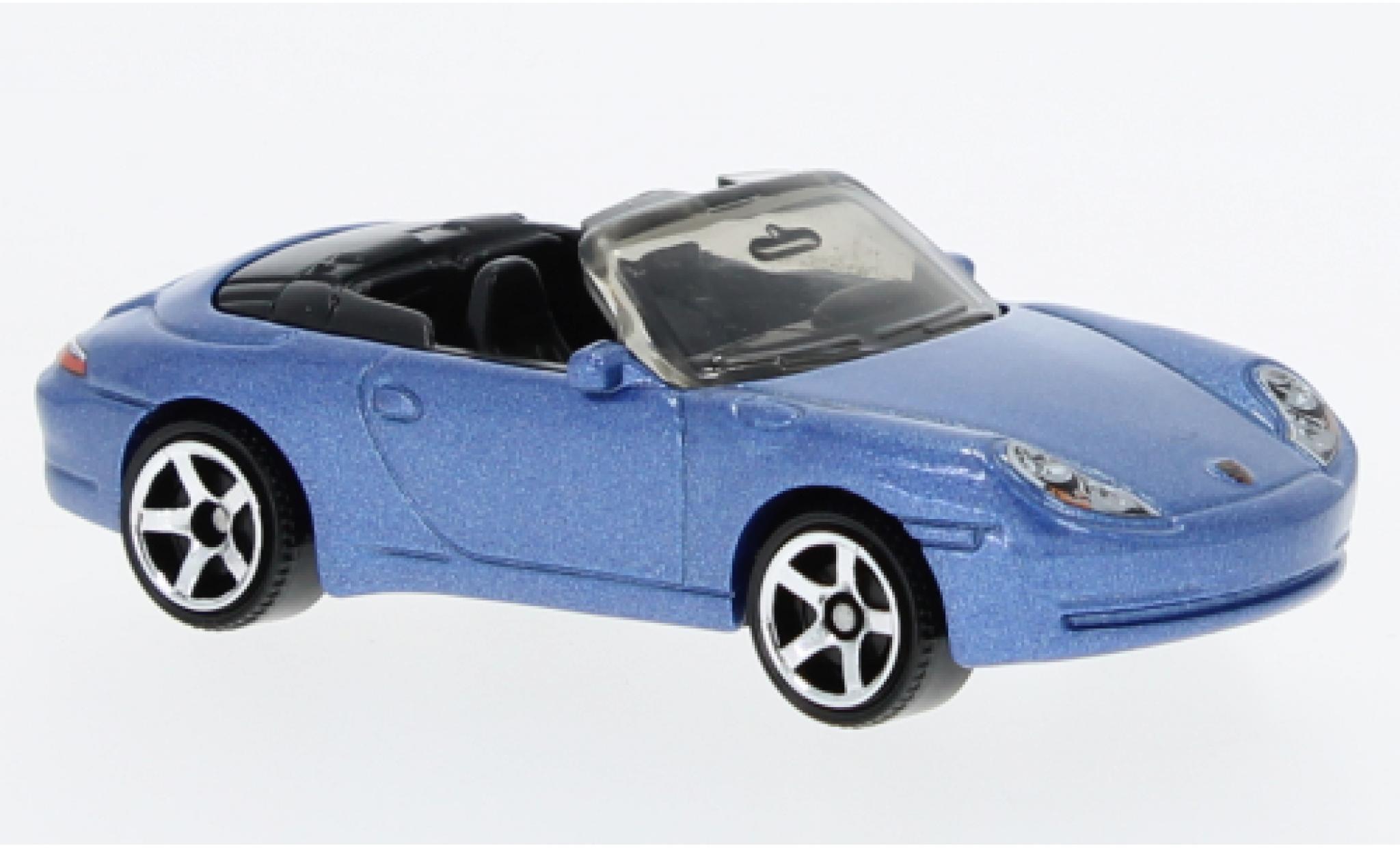 Porsche 911 1/64 Matchbox Carrera cabriolet blauw modelauto