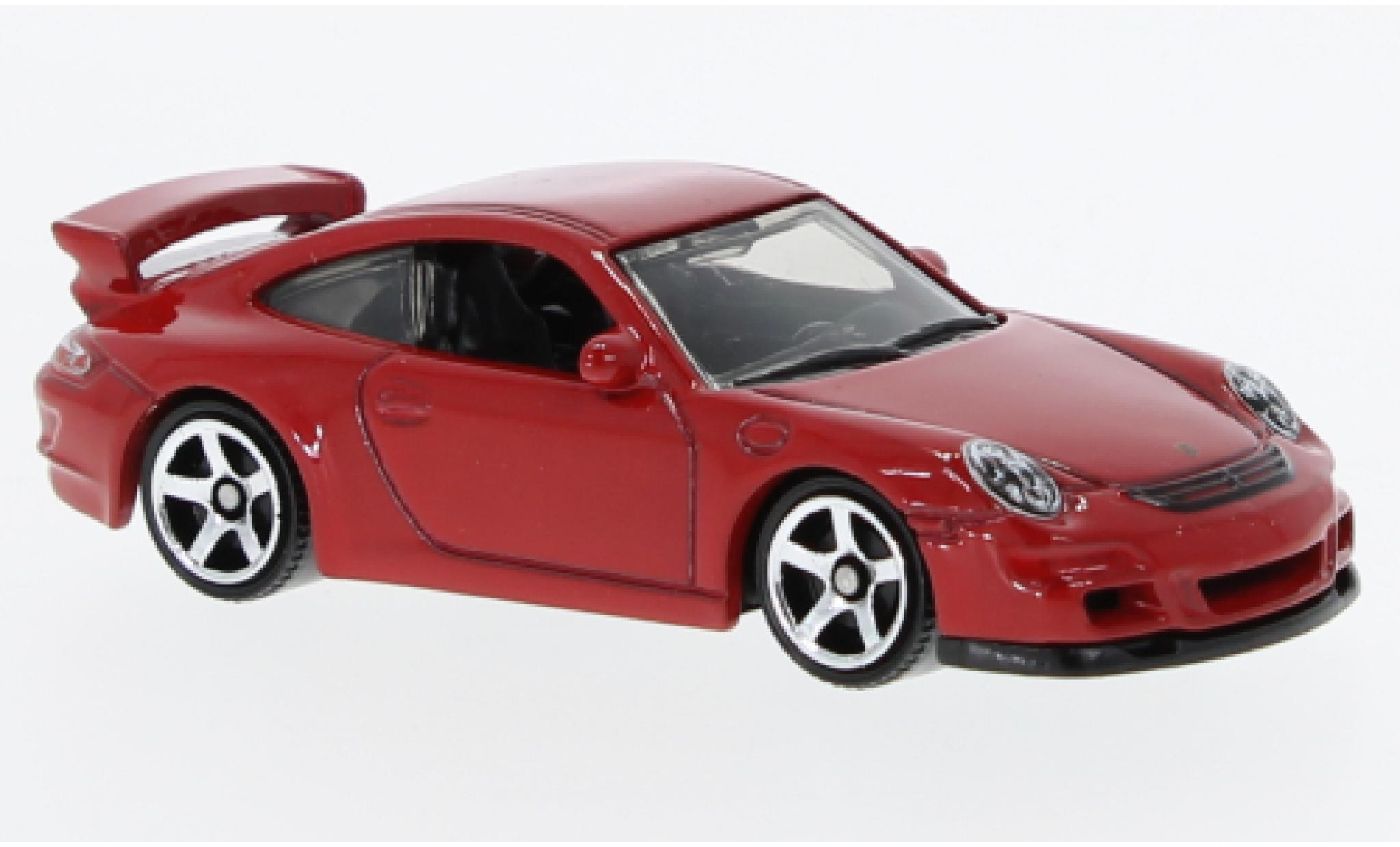 Porsche 911 1/64 Matchbox GT3 rood modelauto
