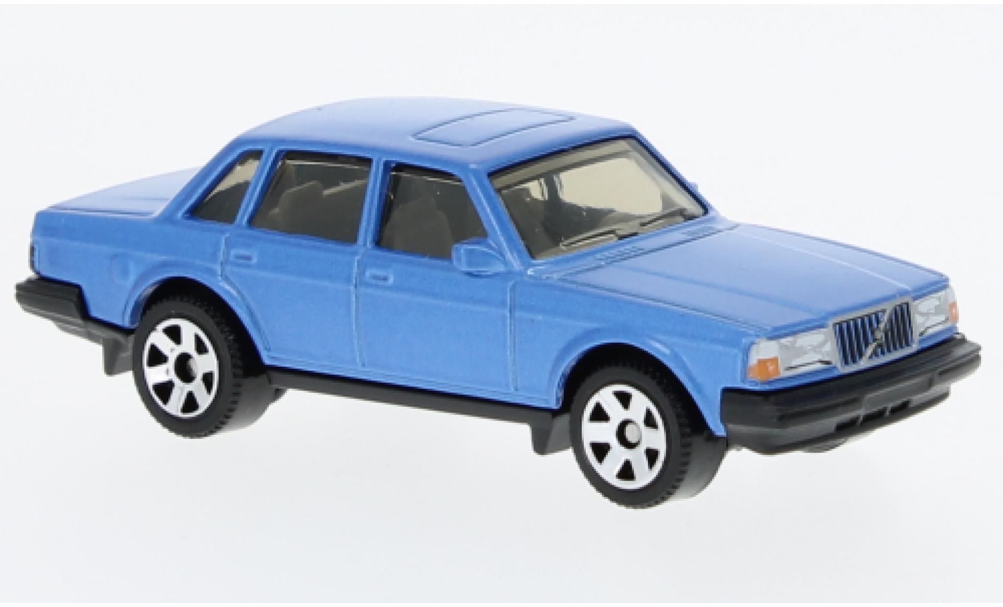 Volvo 240 1/64 Matchbox blauw modelauto