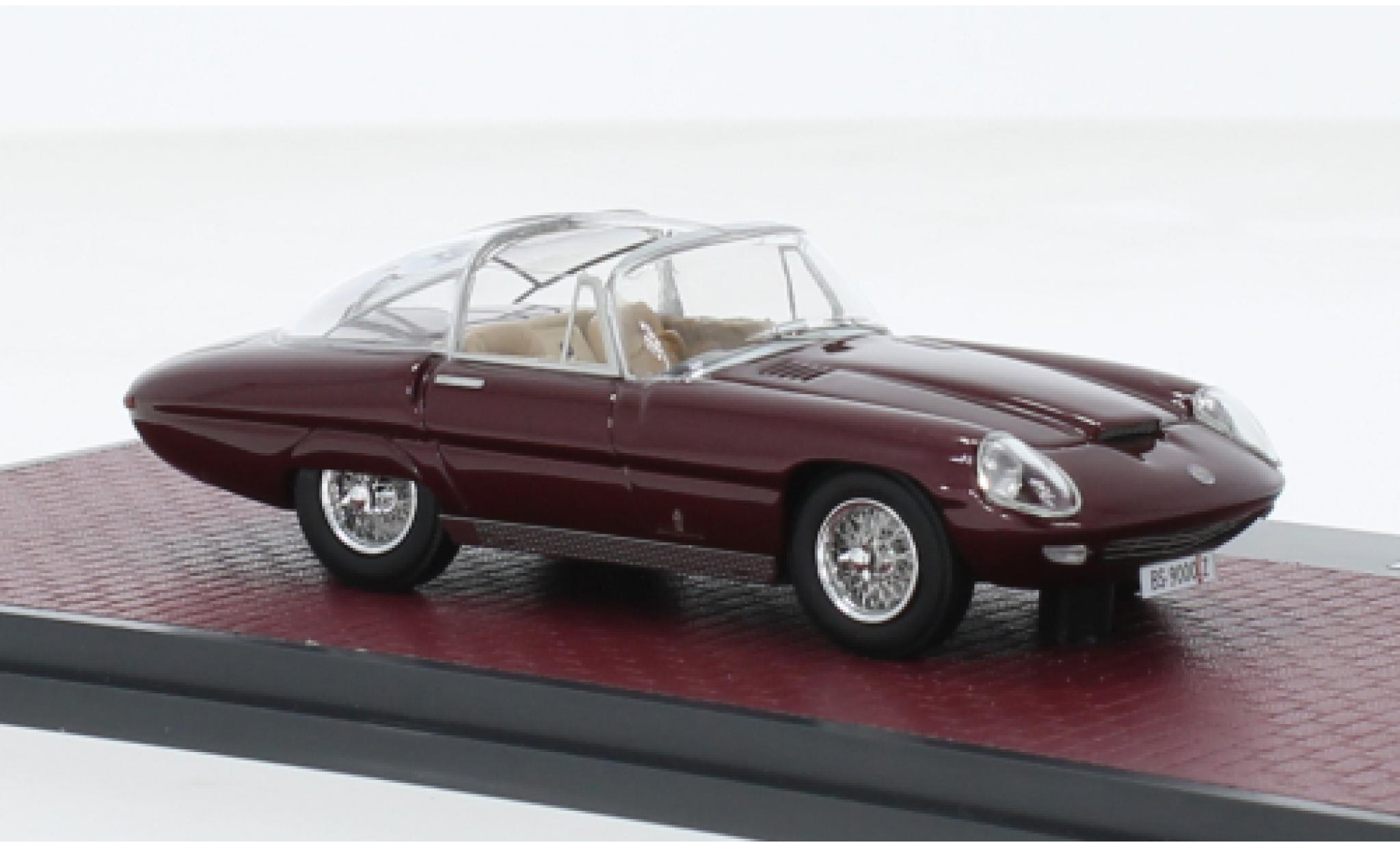 Alfa Romeo 6C 1/43 Matrix 3000 Superflow IV Pininfarina metallic rood 1960 1:43 modelauto