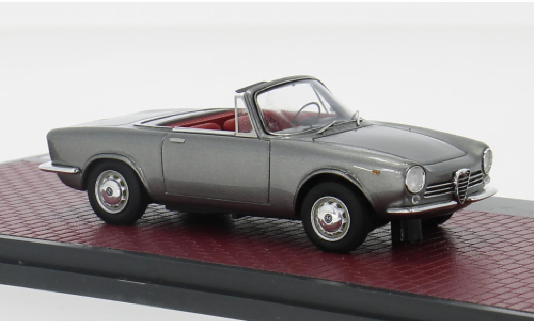 Alfa Romeo Giulia 1/43 Matrix GT Spider Proodotipo grijs 1963 1:43 modelauto