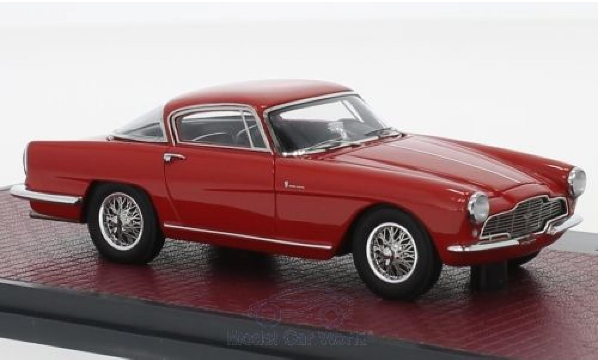 Aston Martin DB2 1/43 Matrix DB 2-4 Bertone Arnolt Coupe rood 1953 modelauto