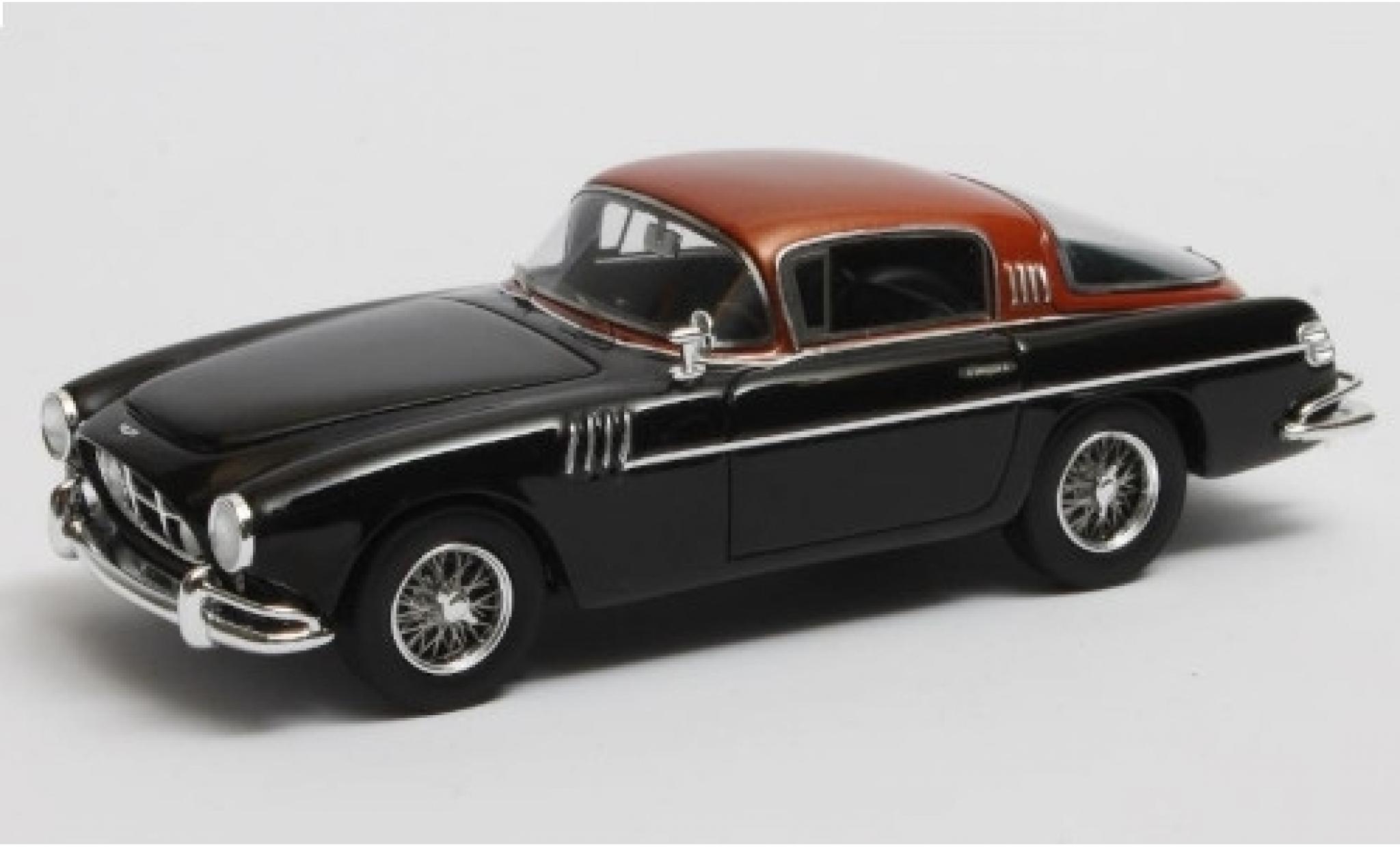 Aston Martin DB2/4 1/43 Matrix Vignale zwart/kupfer 1954 ch&acirc;ssis LML/802: King Baudoin of Belgium modelauto