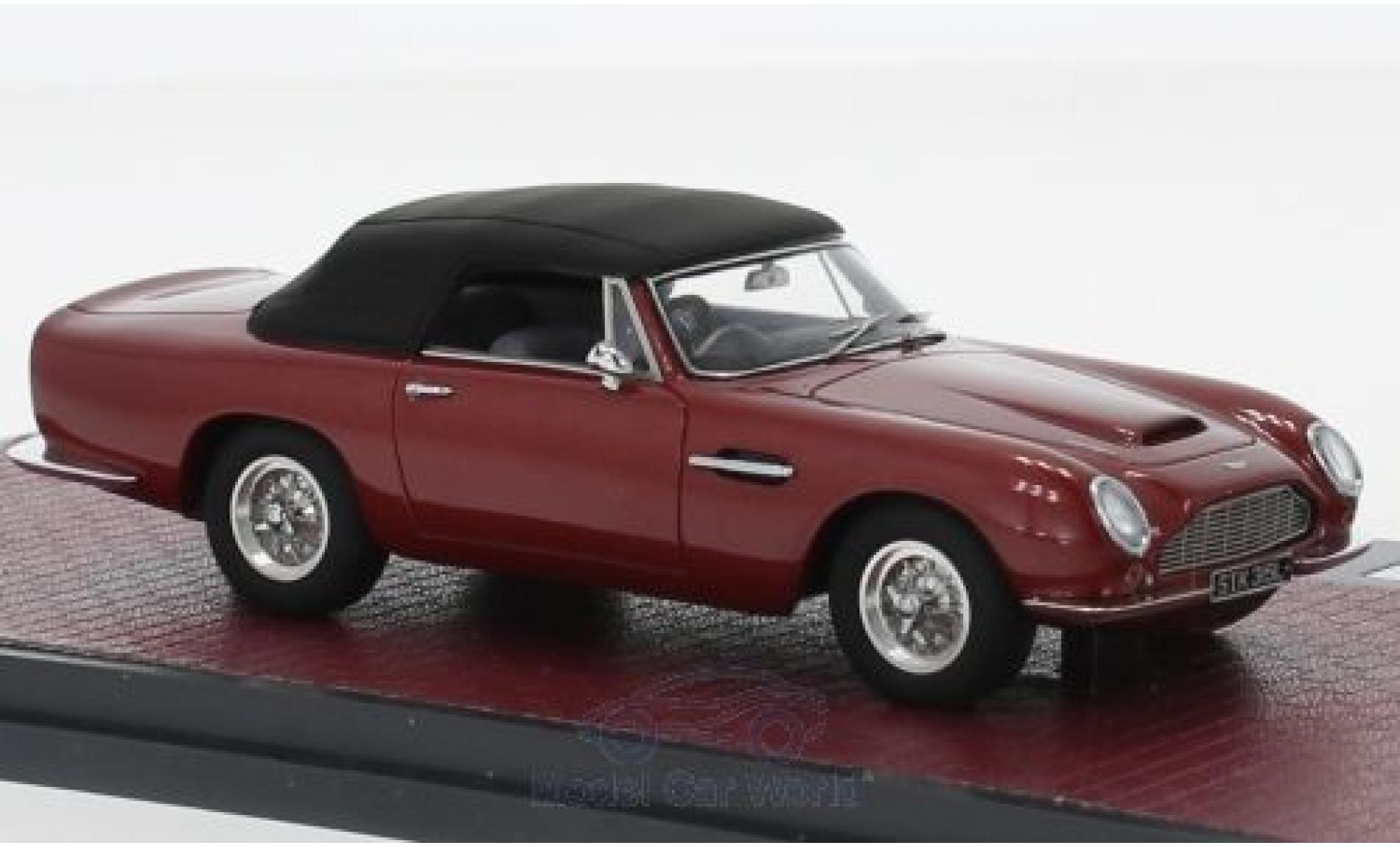 Aston Martin DB6 1/43 Matrix Volante metallic rood RHD 1968 modelauto