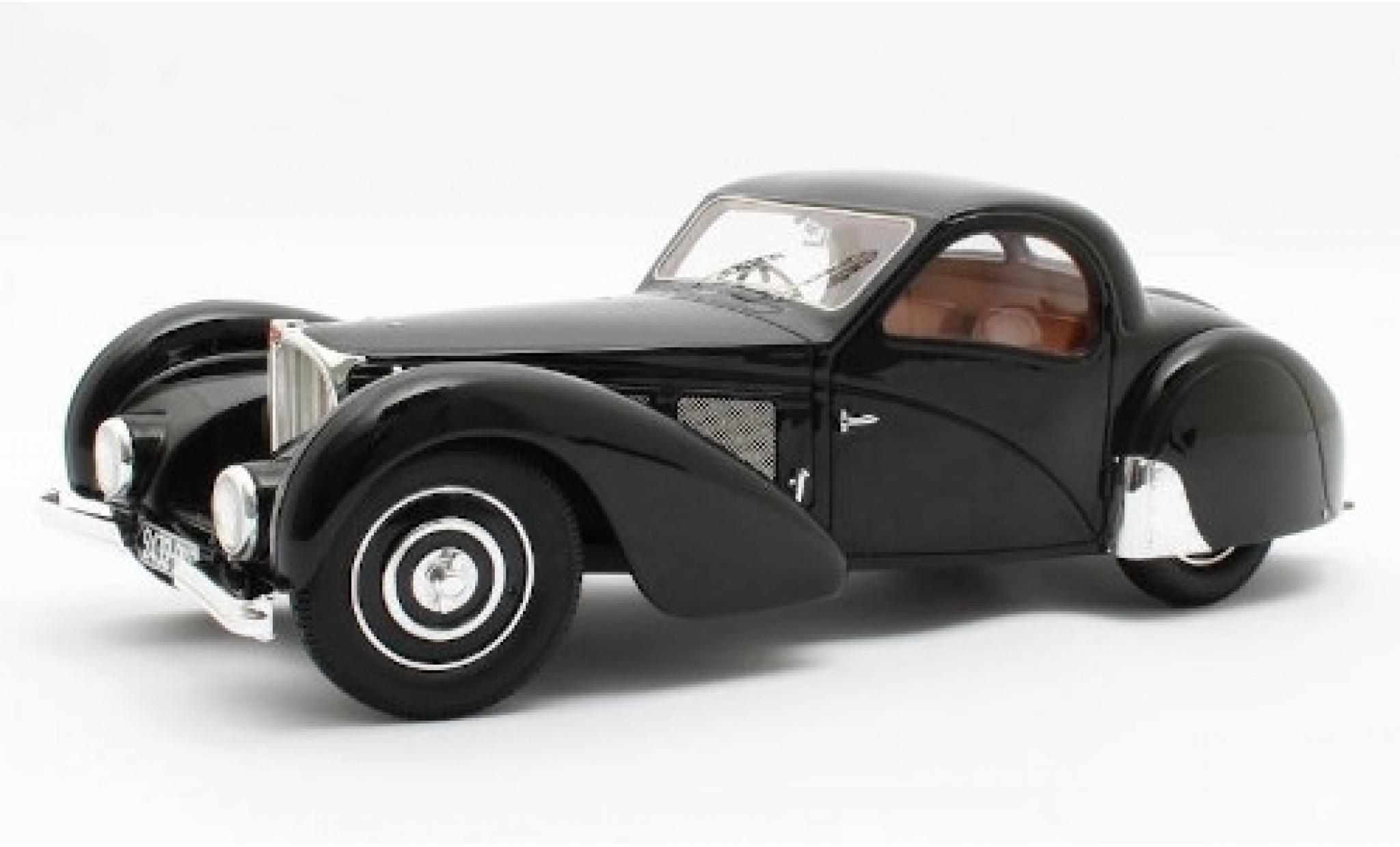 Bugatti 57 1/18 Matrix T SC Atalante zwart RHD 1937 Fahrgestell-n&deg; 511 modelauto