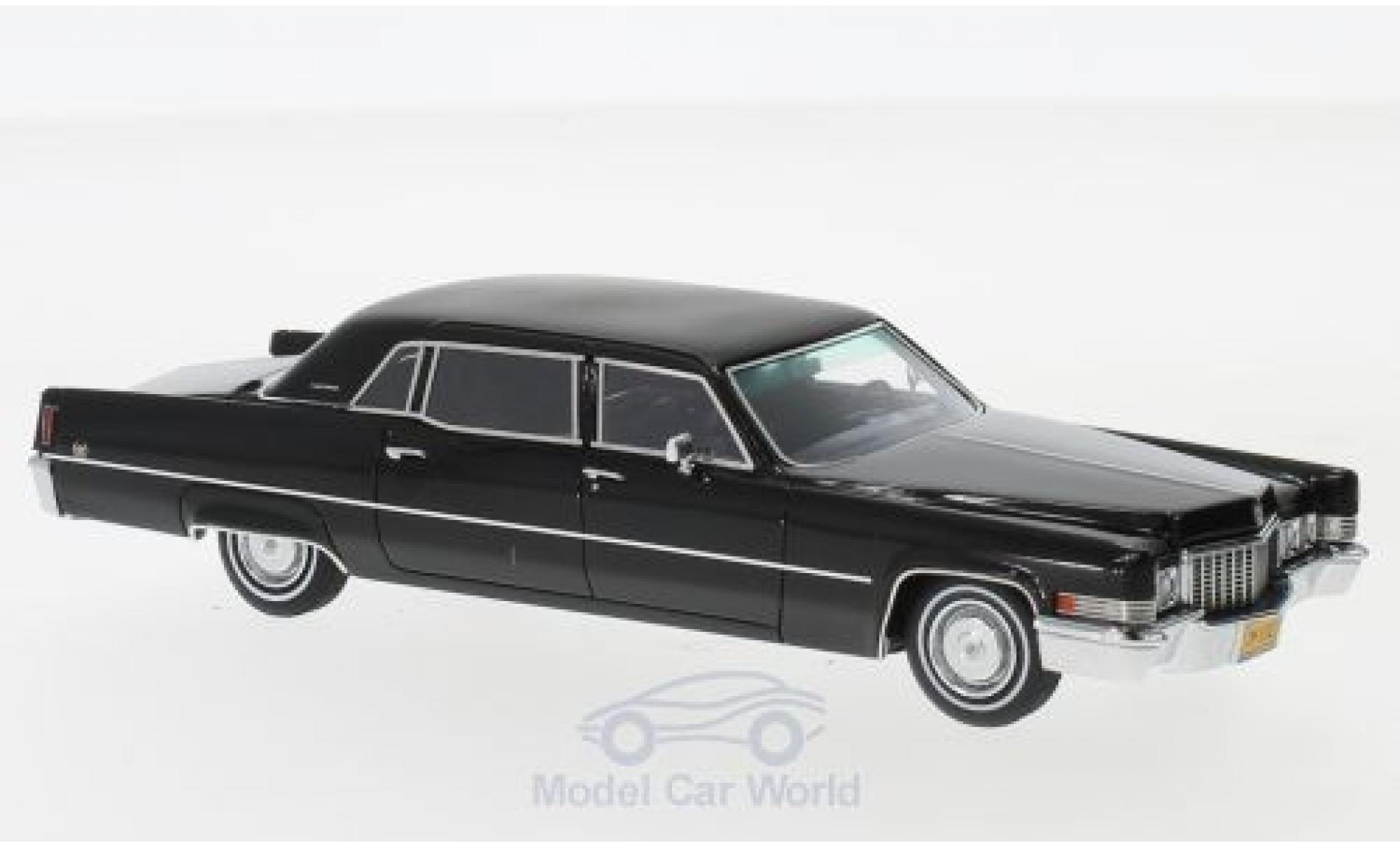 Cadillac Fleetwood 1/43 Matrix Series 75 Sedan zwart 1970 modelauto
