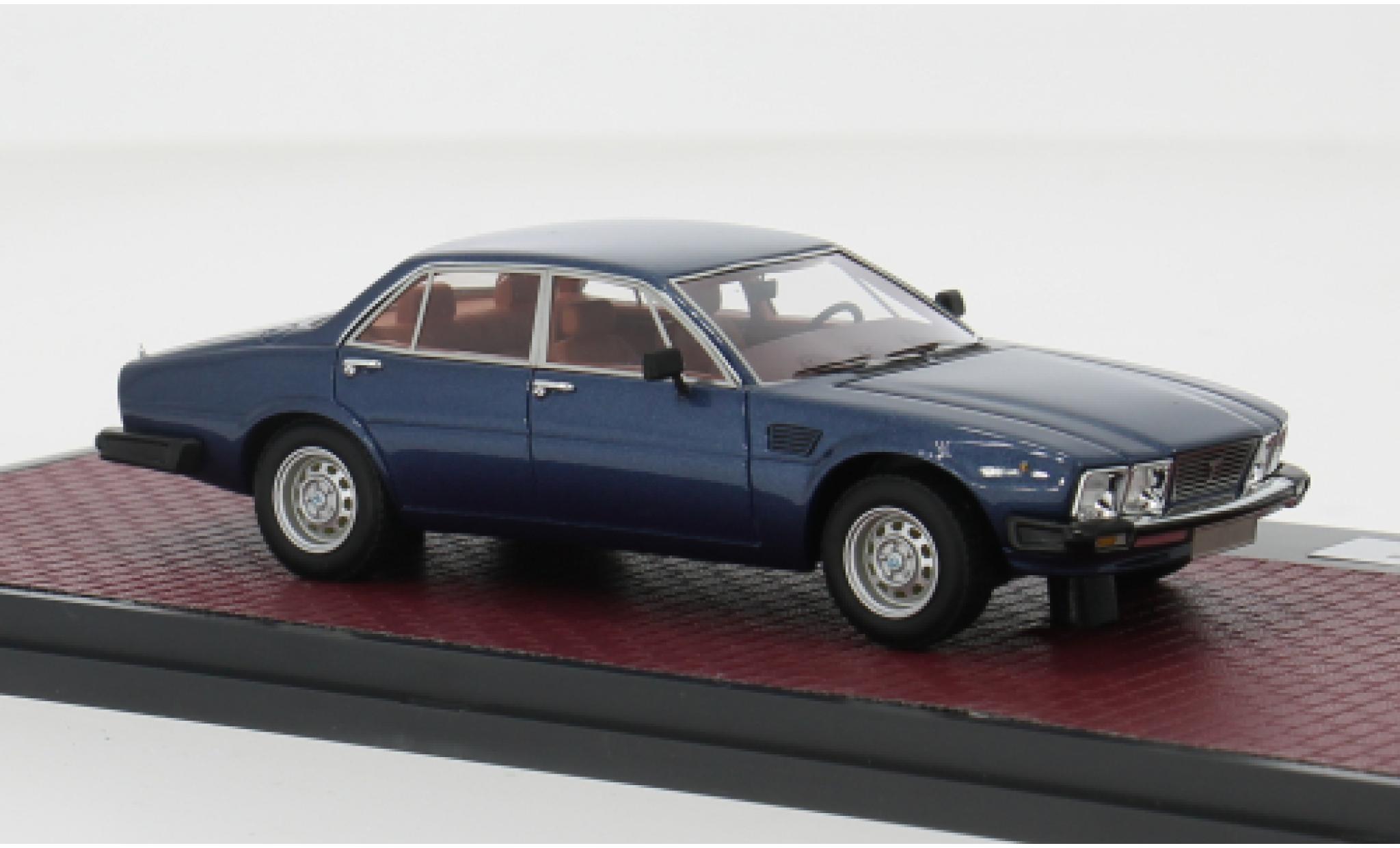 De Tomaso Deauville 1/43 Matrix Series 2 blauw 1978 1:43 modelauto