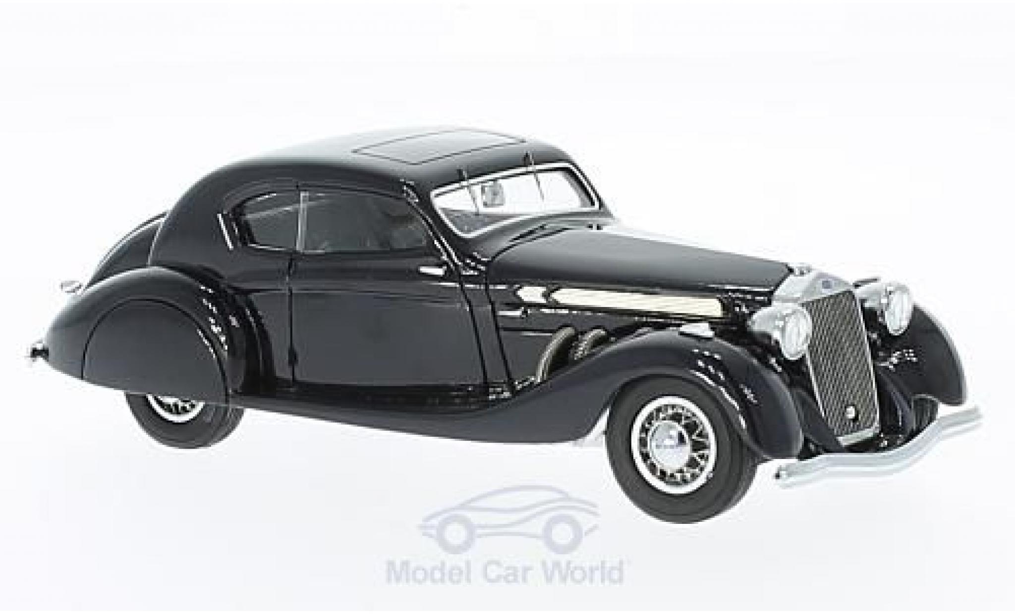 Delage D8-120 1/43 Matrix Aerosport Coupe Letourneur & Marchand zwart RHD 1937 modelauto