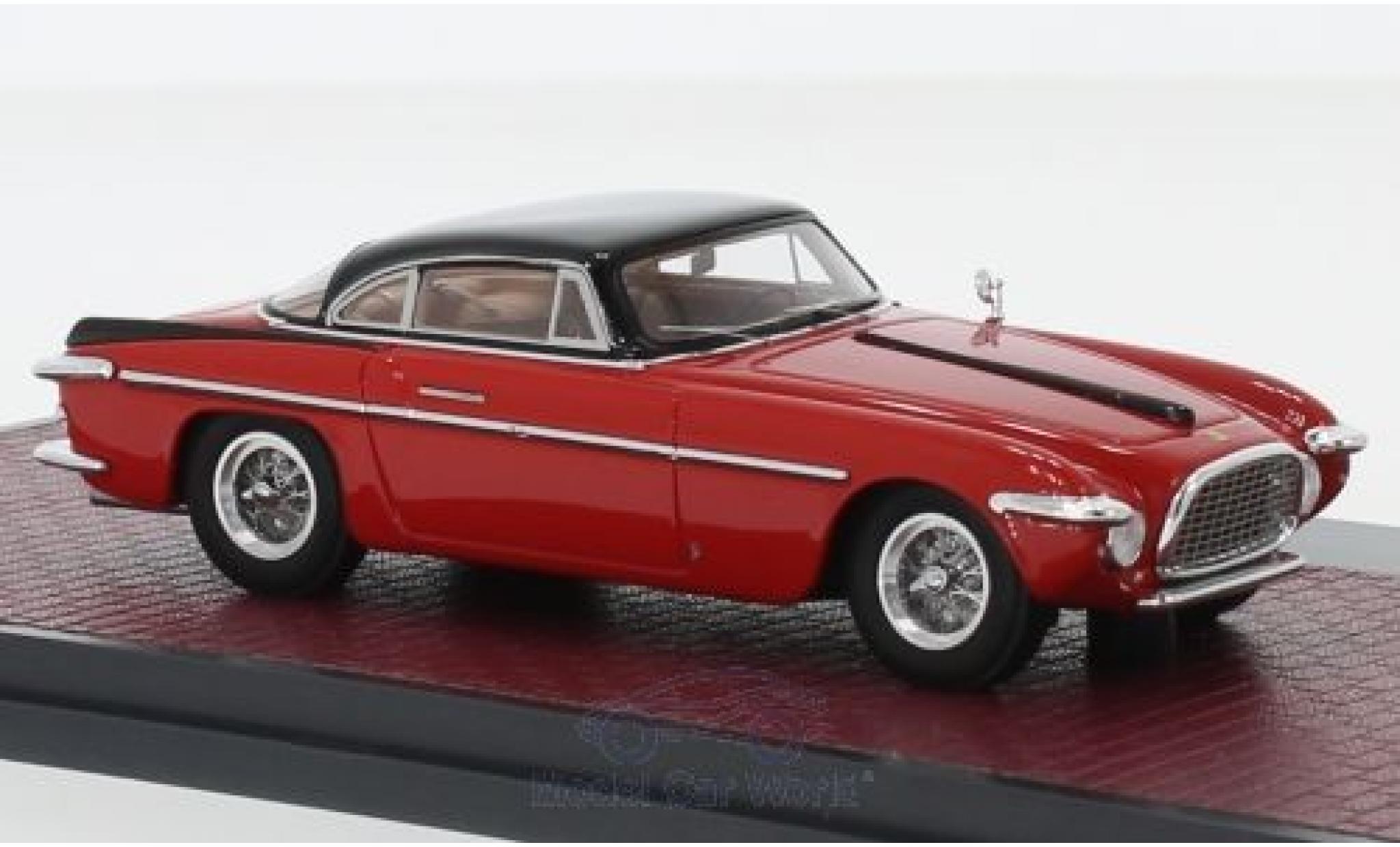 Ferrari 212 1/43 Matrix Inter Coupe Vignale rood/zwart RHD 1953 modelauto
