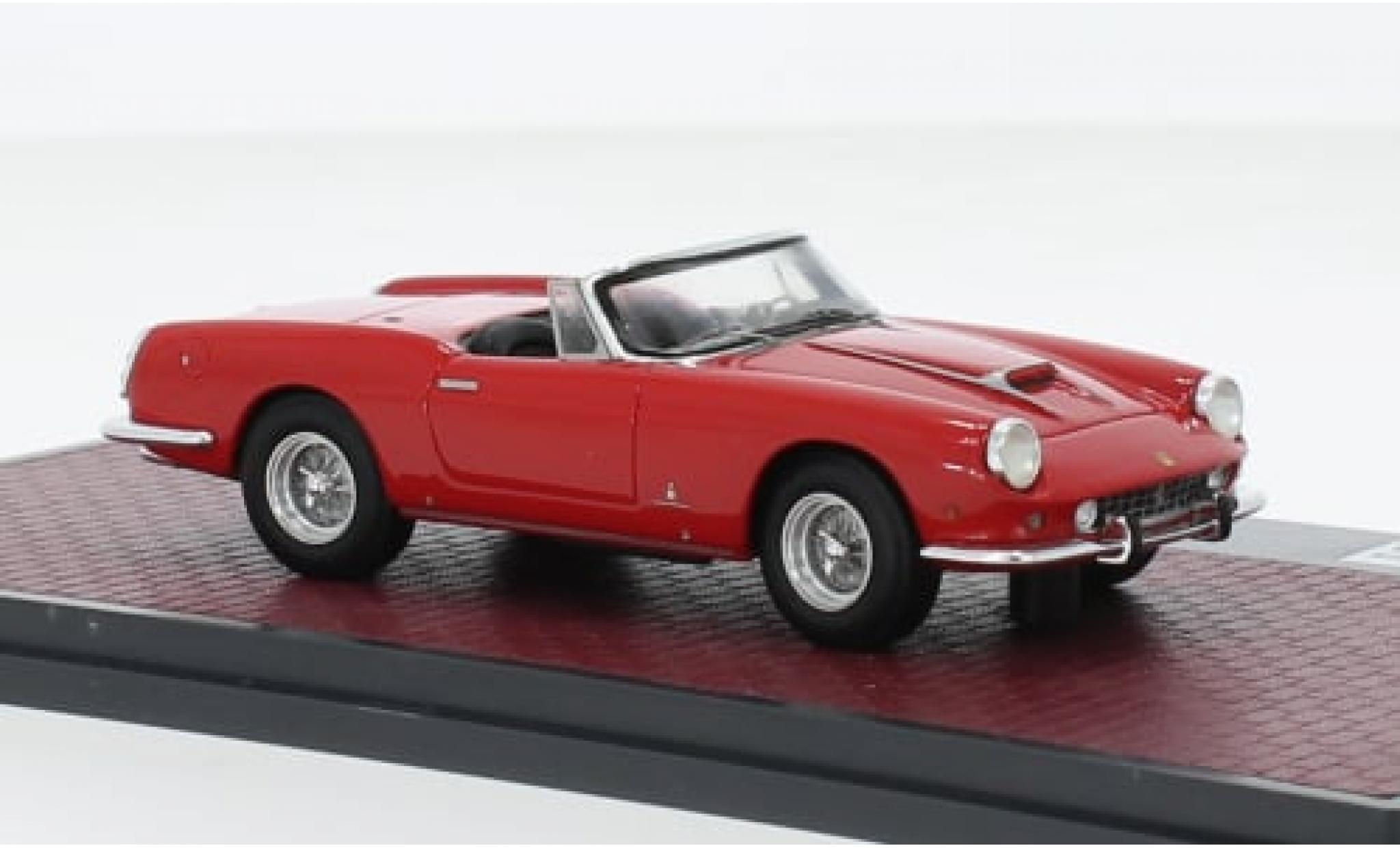 Ferrari 400 1/43 Matrix Superamerica Pininfarina Cabriolet rood 1960 1:43 modelauto