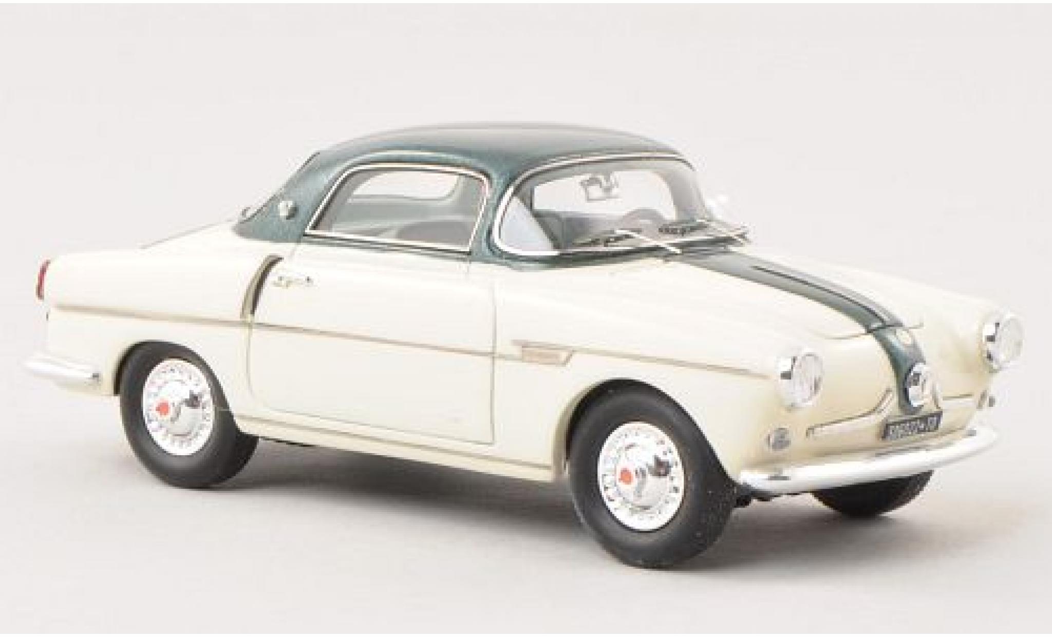 Fiat 600 1/43 Matrix Viotto beige/metallic groen modelauto