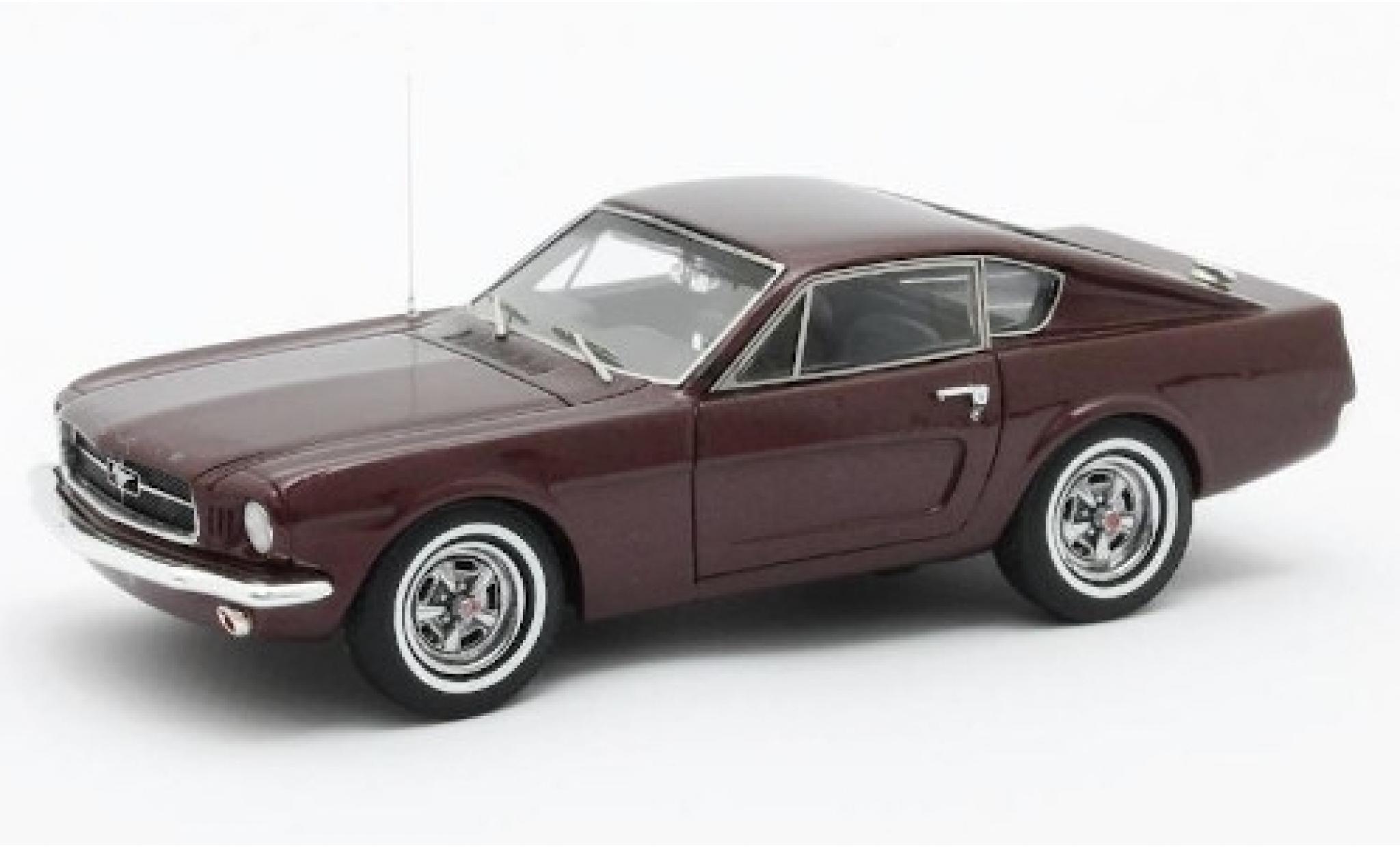 Ford Mustang 1/43 Matrix Shorty metallic rood 1964 modelauto