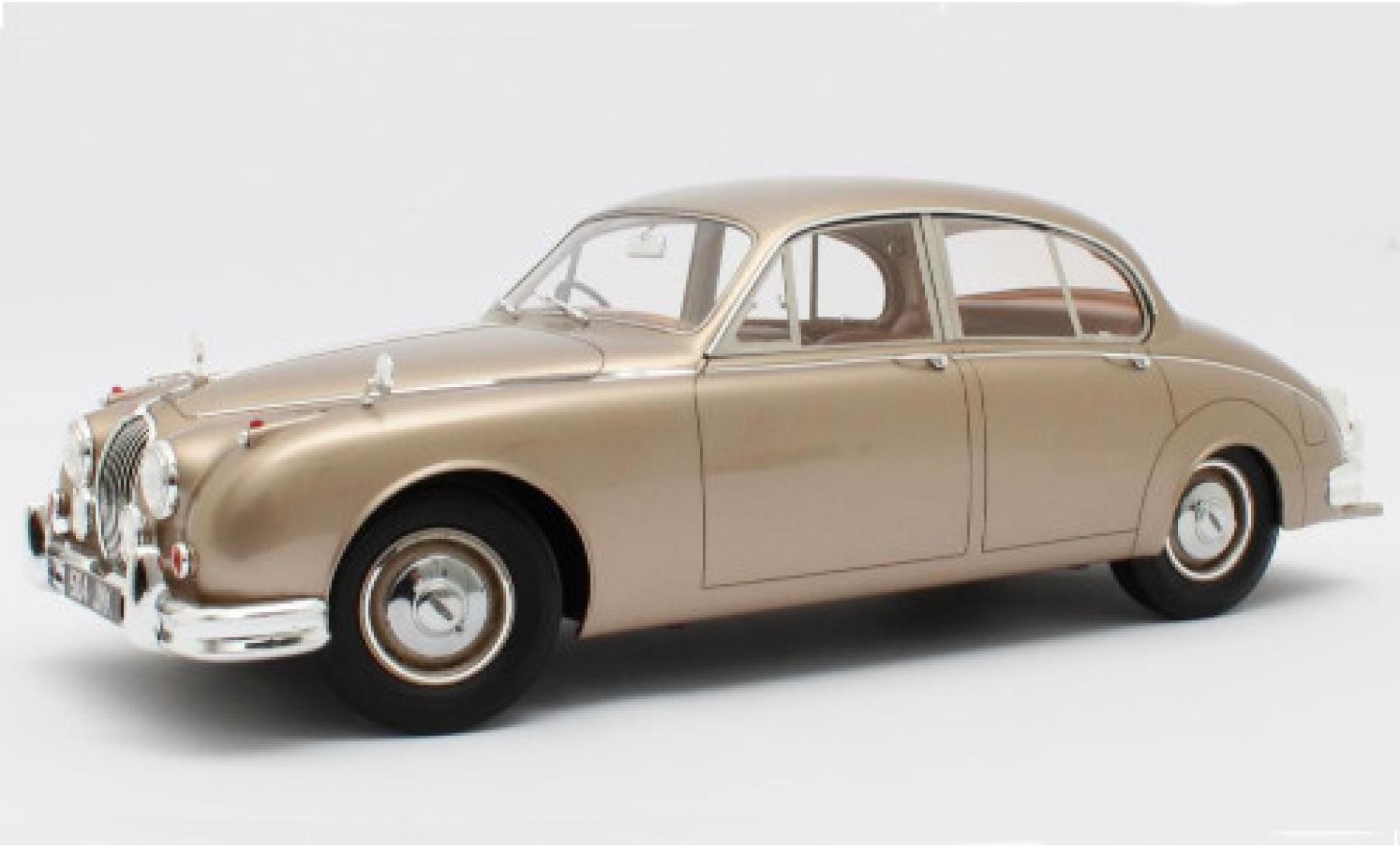 Jaguar MK 1/12 Matrix II gold RHD 1959 modelauto