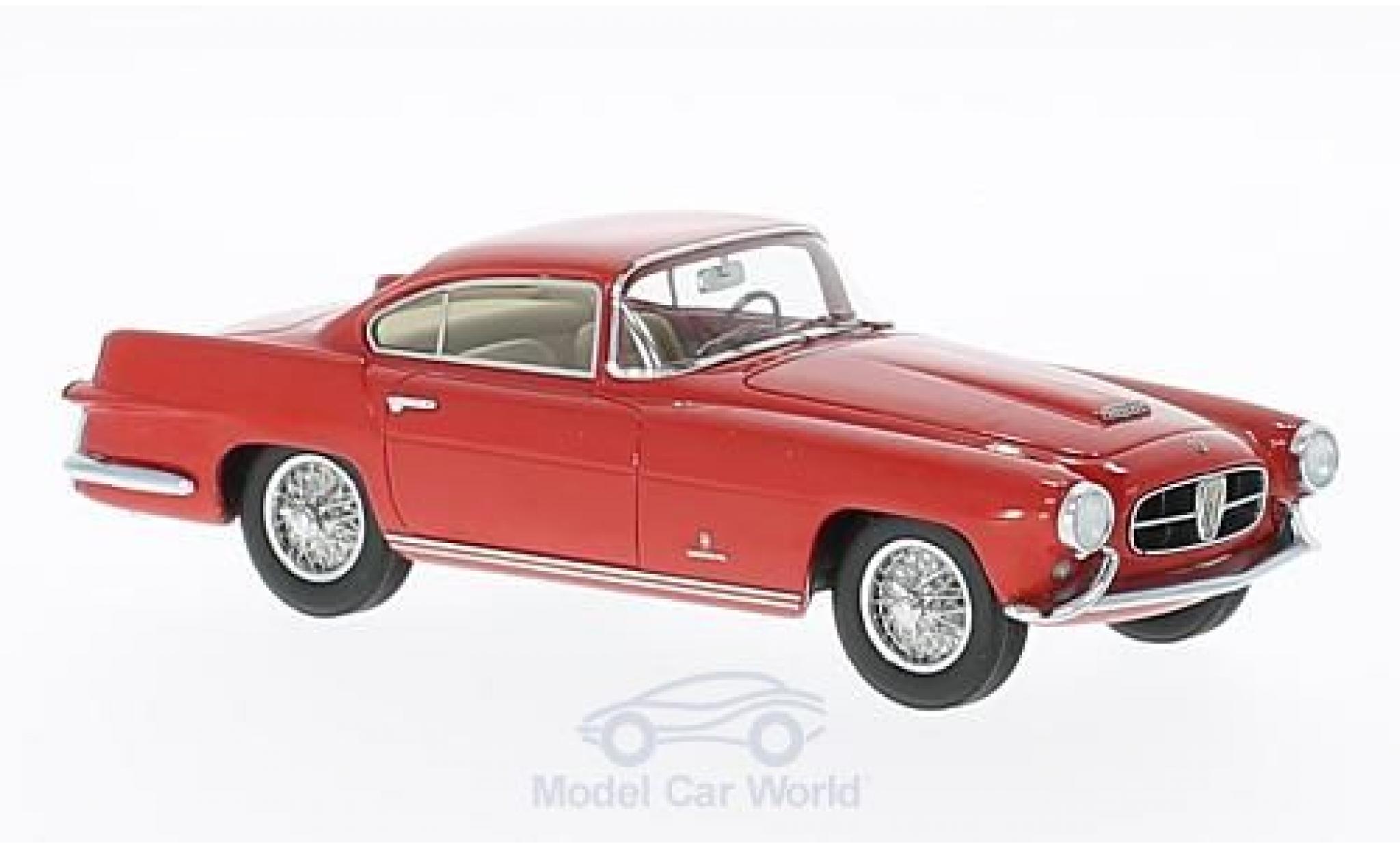 Jaguar XK coupe 1/43 Matrix 140 Ghia Coupe rood 1955 modelauto