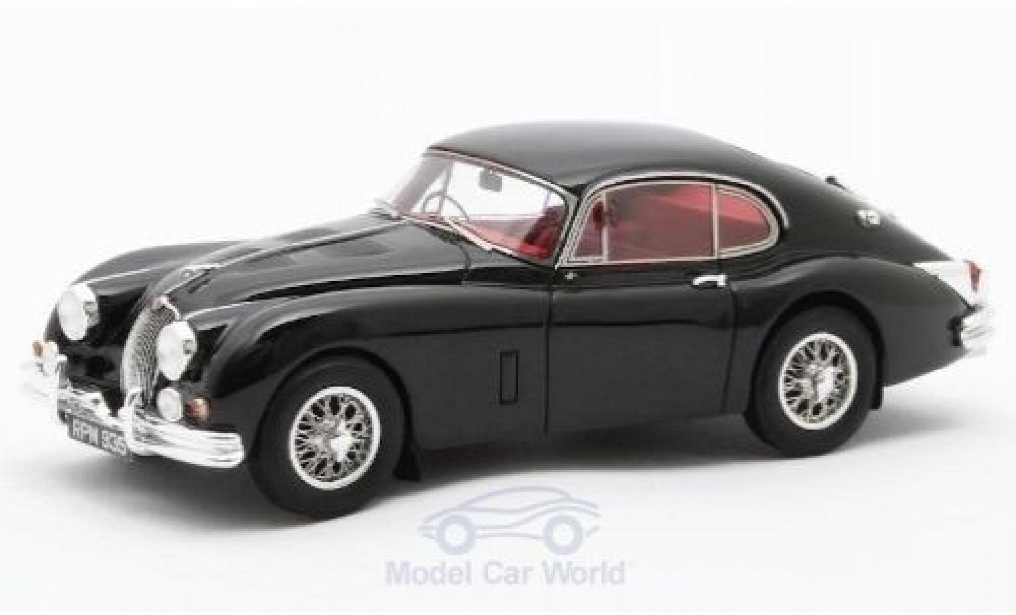 Jaguar XK 1/43 Matrix 150 S 3.8 Fastback by Hartin zwart RHD 1960 #T825146/DN modelauto