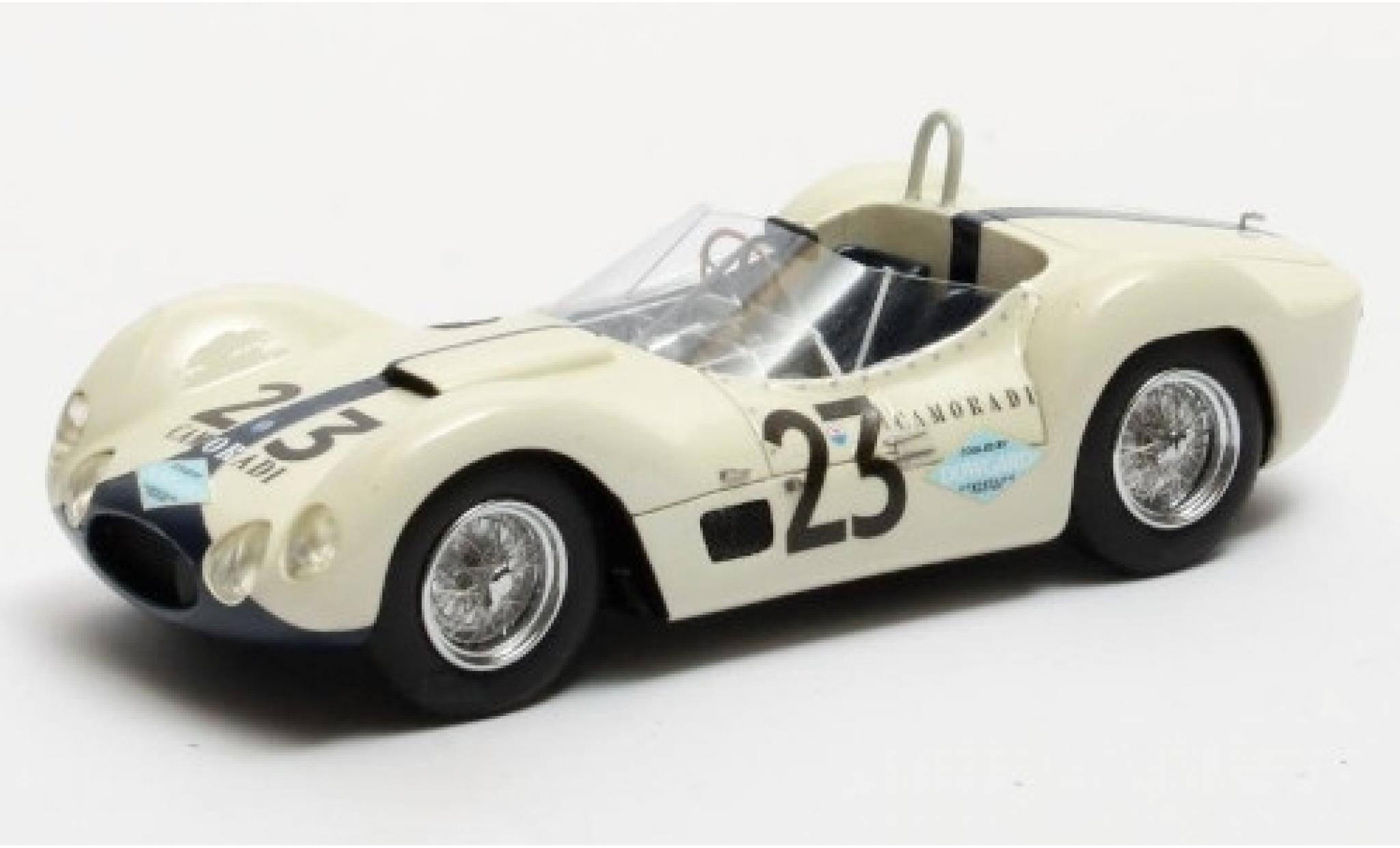 Maserati Tipo 1/43 Matrix 61 Birdcage RHD No.23 Camoradi USA Racing Team 12h Sebring 1960 S.Moss/D.Gurney modelauto