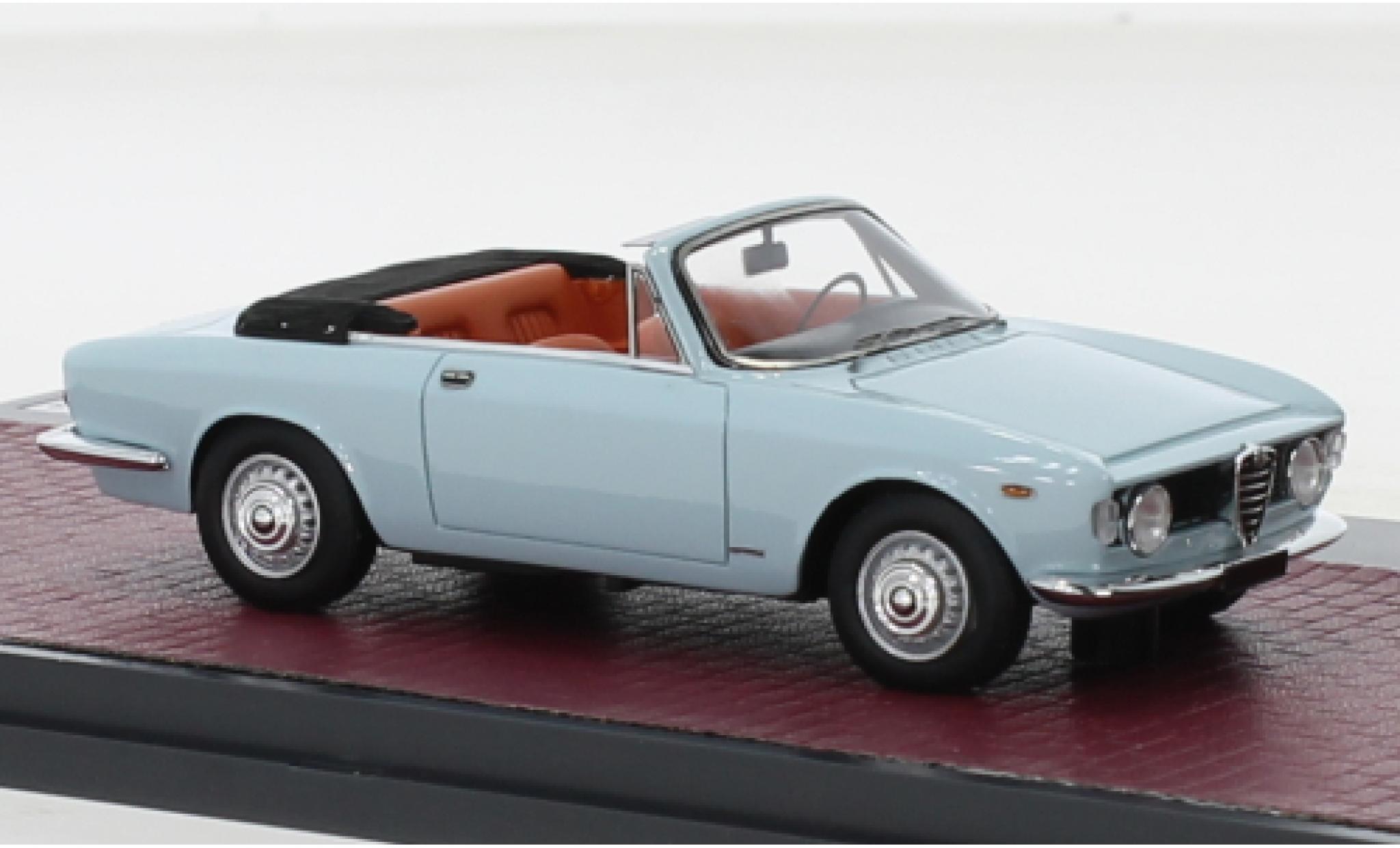 Alfa Romeo Giulia 1/43 Matrix GTC Touring cabriolet blauw clair 1964 modelauto