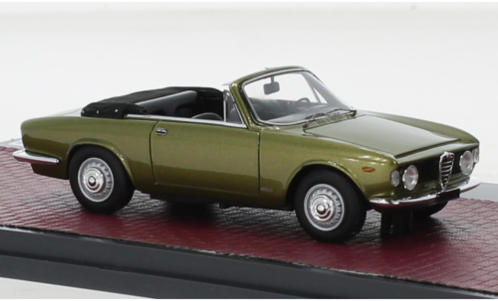 Alfa Romeo Giulia 1/43 Matrix GTC Touring cabriolet metallic groen 1964 modelauto