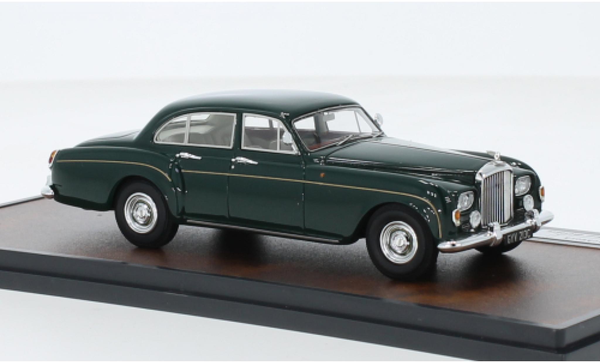 Bentley S3 1/43 Matrix SIII Continental vol Spur by Mulliner groen fonc&eacute; RHD 1965 modelauto