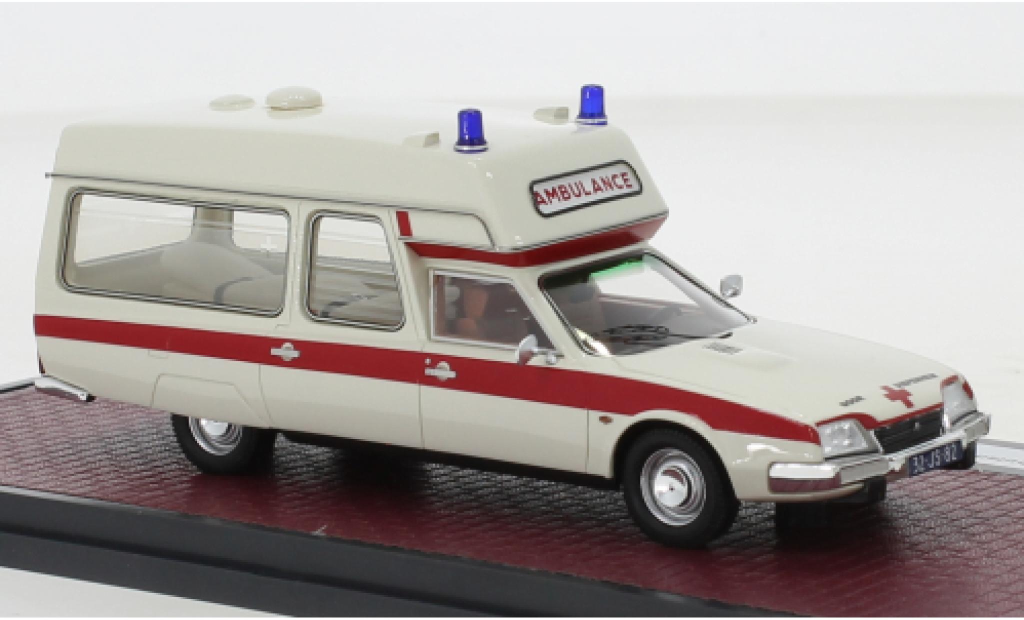 Citroen CX 1/43 Matrix 2000 Visser Ambulance Goor-Diepenheim 1975 modelauto
