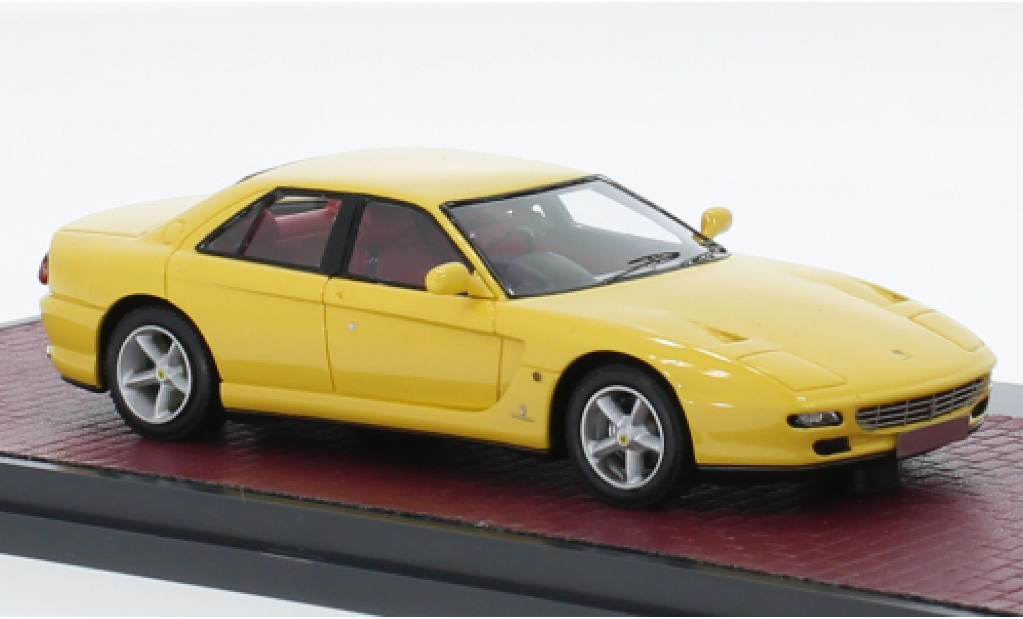 Ferrari 456 1/43 Matrix GT Venice Pininfarina Sedan geel RHD 1993 modelauto