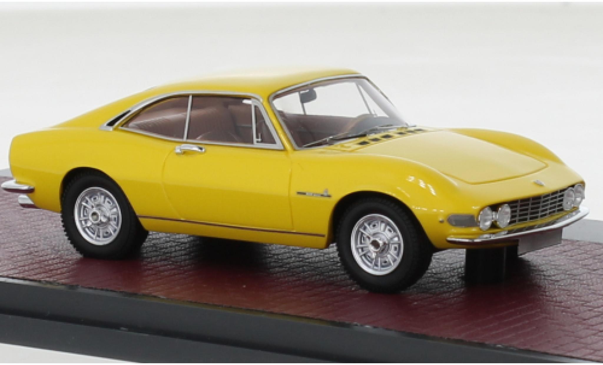 Fiat Dino 1/43 Matrix Sedantta Proodotipo Pininfarina geel modelauto