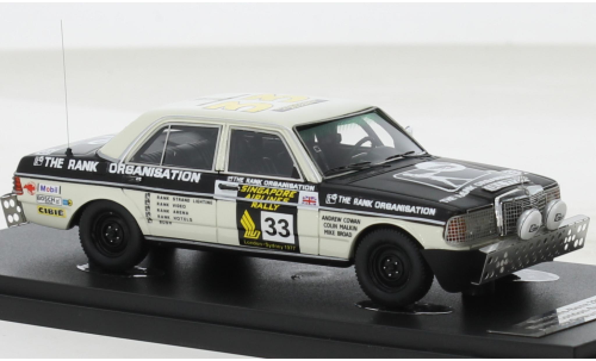 Mercedes 280 1/43 Matrix E (W123) No.33 The Rank Organisation-Daimler-Benz AG London-Sydney Marathon 1977 modelauto