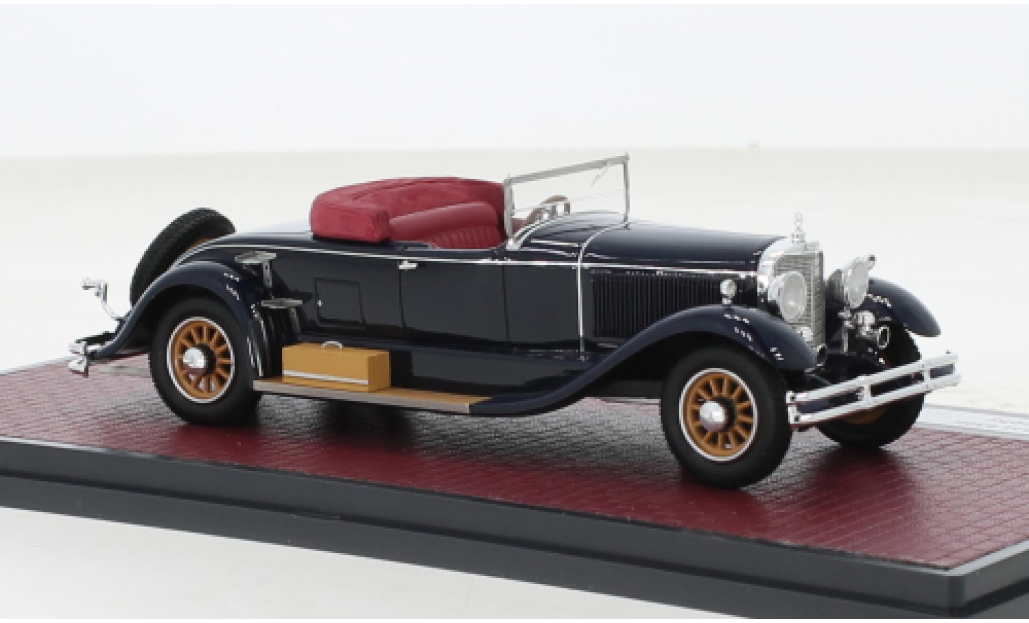 Mercedes Classe S 1/43 Matrix 630K Roadster by Murphy blauw 1925 modelauto