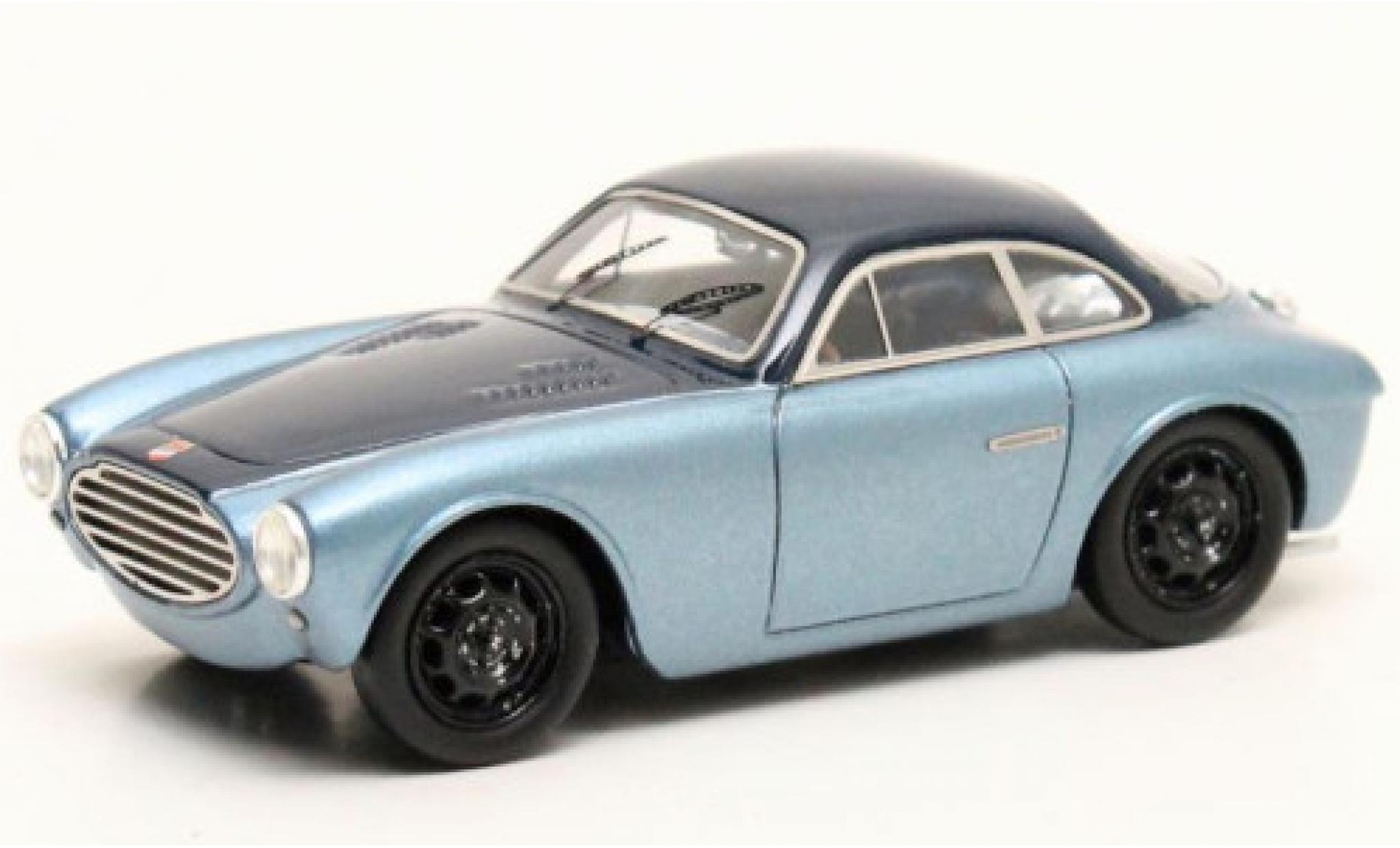 Fiat 750 1/43 Matrix Moretti Gran Sport metallic blauw clair/blauw fonc&eacute; 1954 modelauto