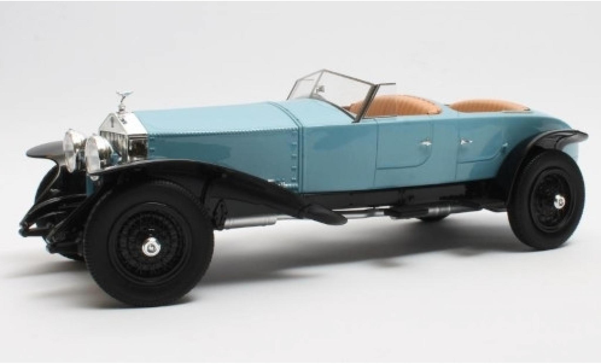 Rolls Royce Phantom 1/18 Matrix Experimental Vehicle by Barker blauw clair/zwart RHD 1926 modelauto