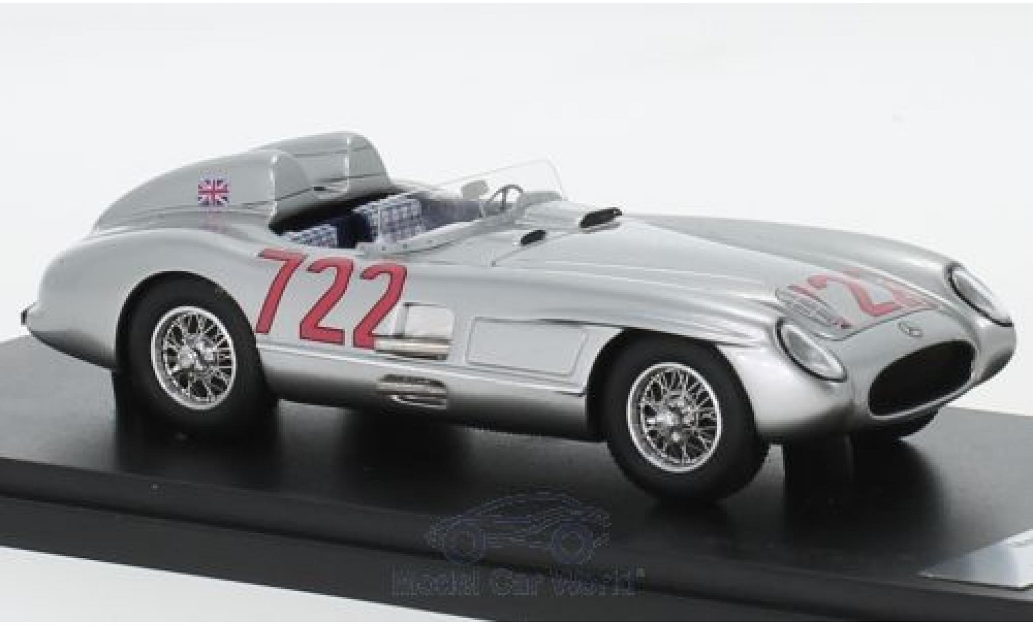 Mercedes 300 1/43 Matrix SLR No.722 Mille Miglia 1955 S.Moss/D.Jenkinson modelauto