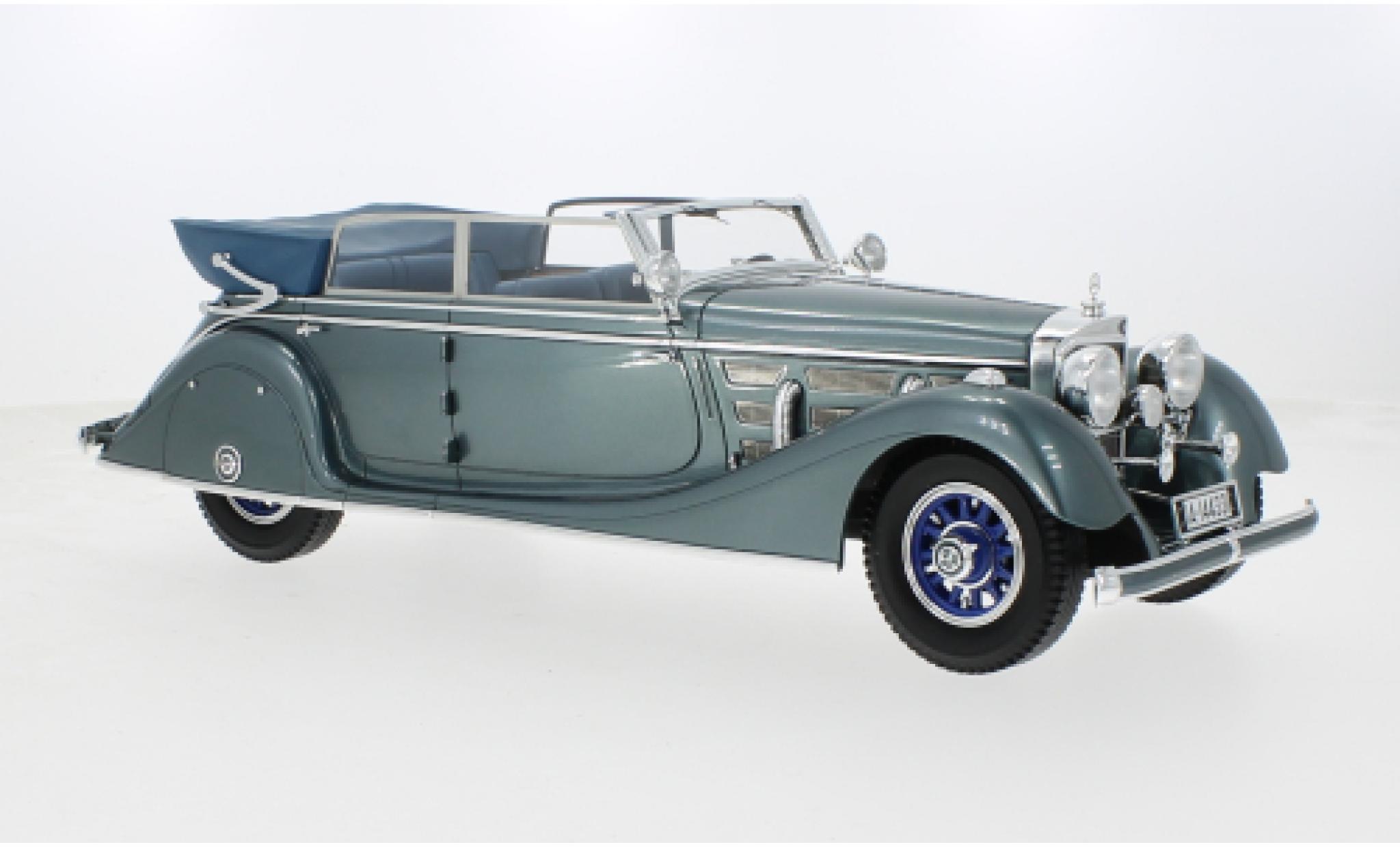 Mercedes 770 1/18 Matrix K (W07) Cabriolet D blauw 1936 1:18 modelauto