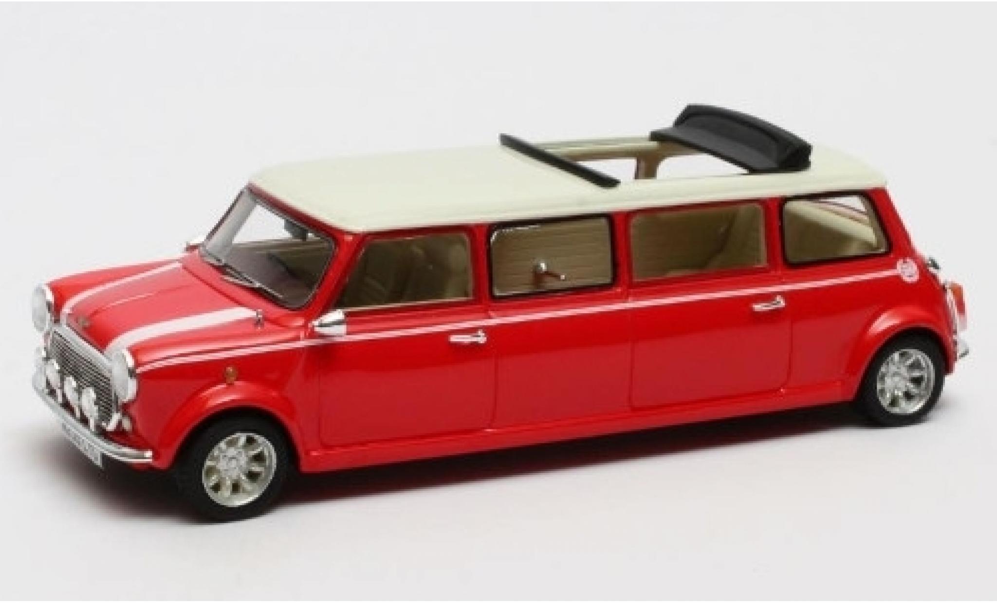 Mini Cooper 1/43 Matrix Sedan rood/wit RHD 1995 modelauto