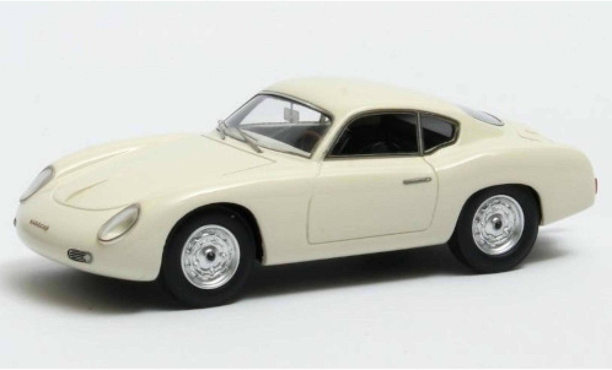 Porsche 356 1/43 Matrix Zagato Coupe wit 1959 modelauto