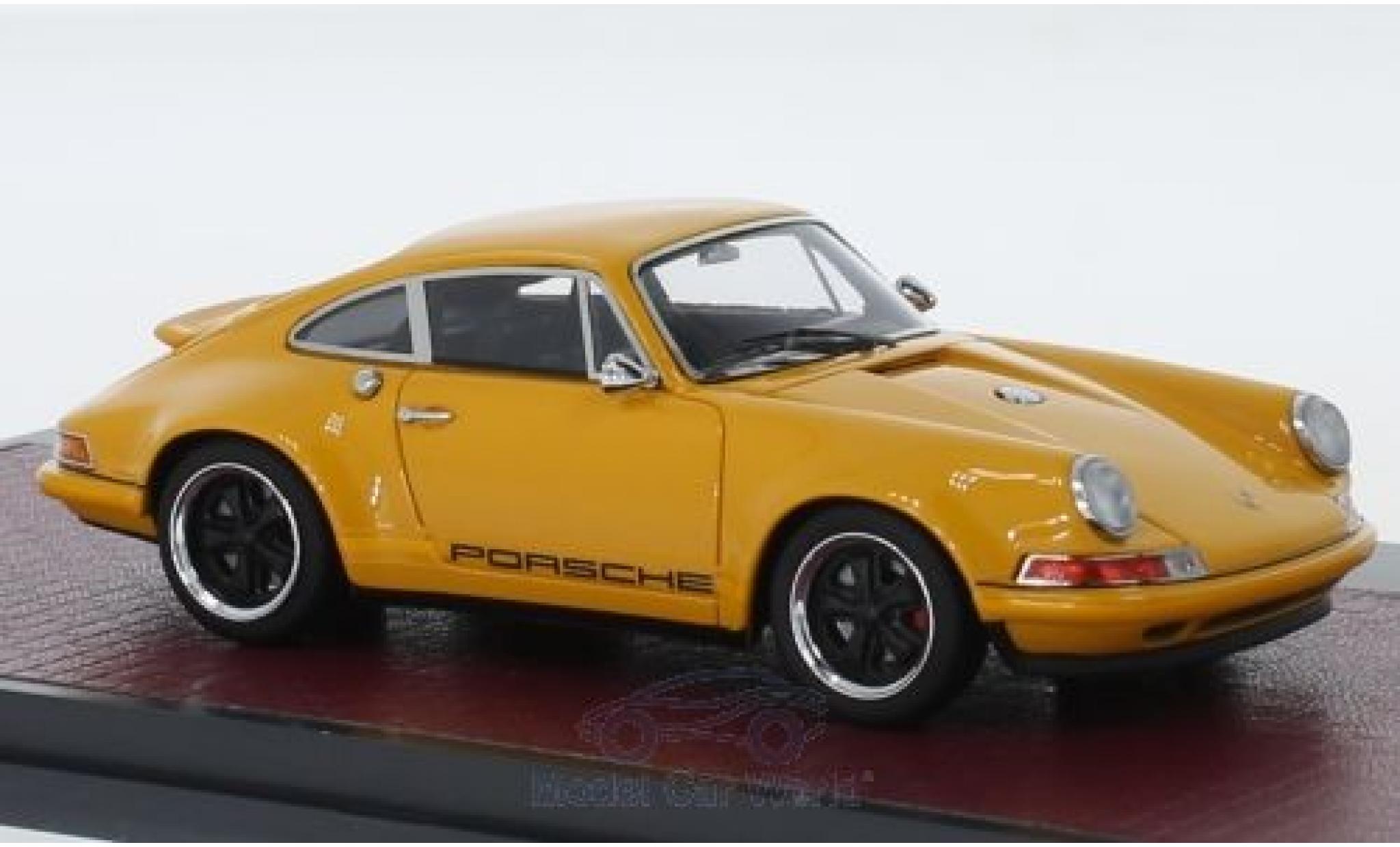 Porsche 991 1/43 Matrix 911 Singer Design oranje 2014 modelauto