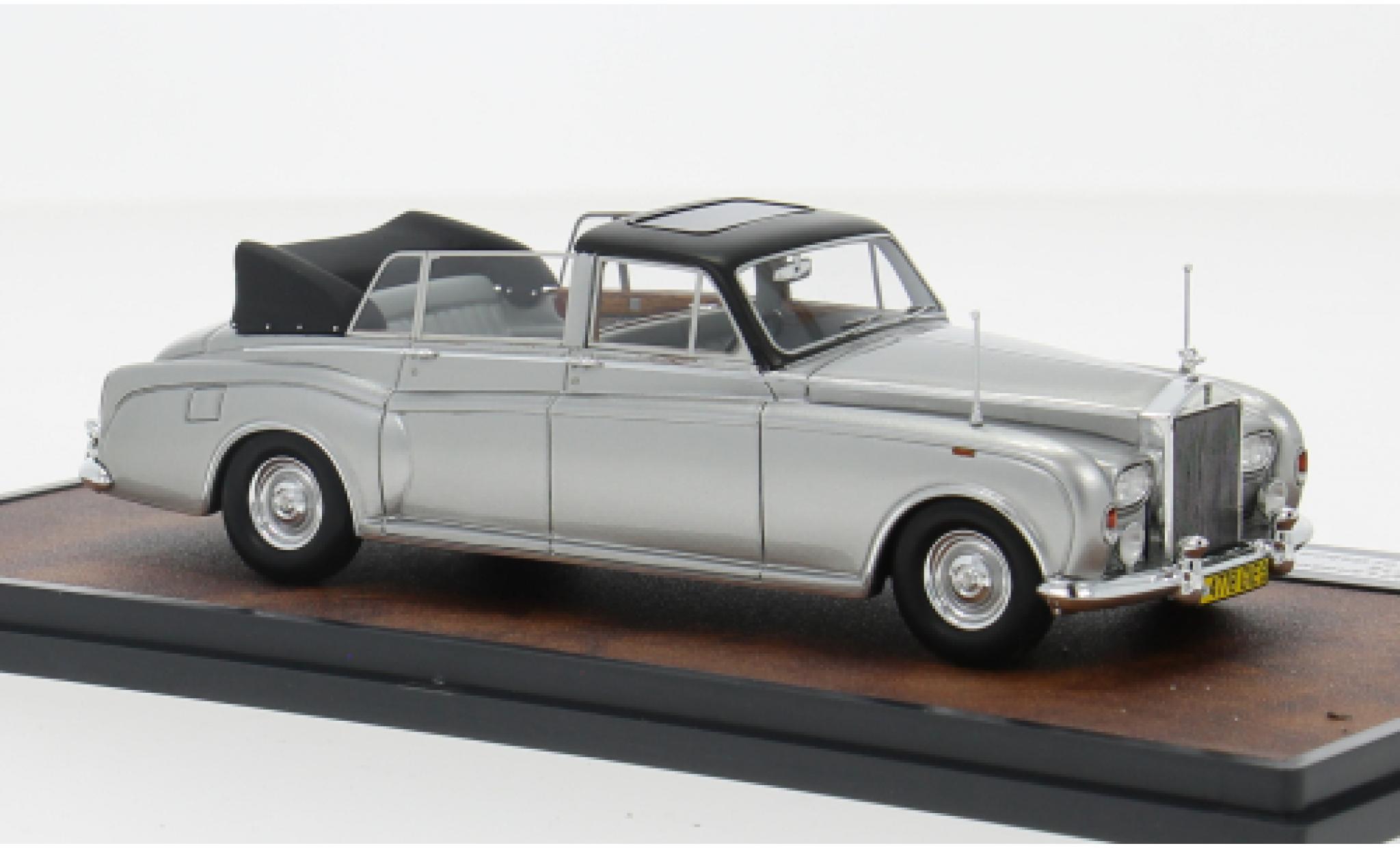Rolls Royce Phantom 1/43 Matrix VI Landaulet grijs 1973 1:43 modelauto
