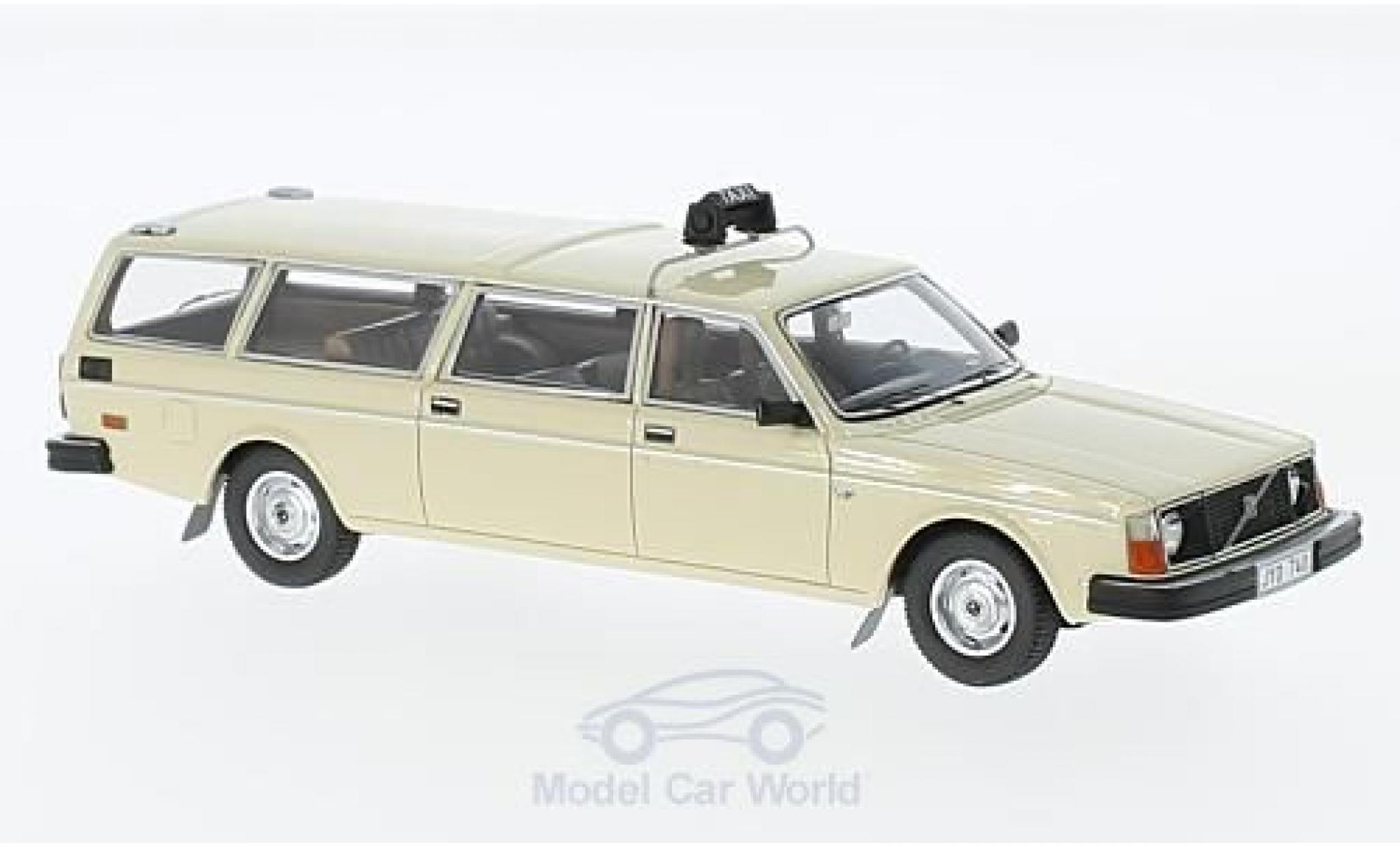 Volvo 245 1/43 Matrix Transfer beige Taxi modelauto