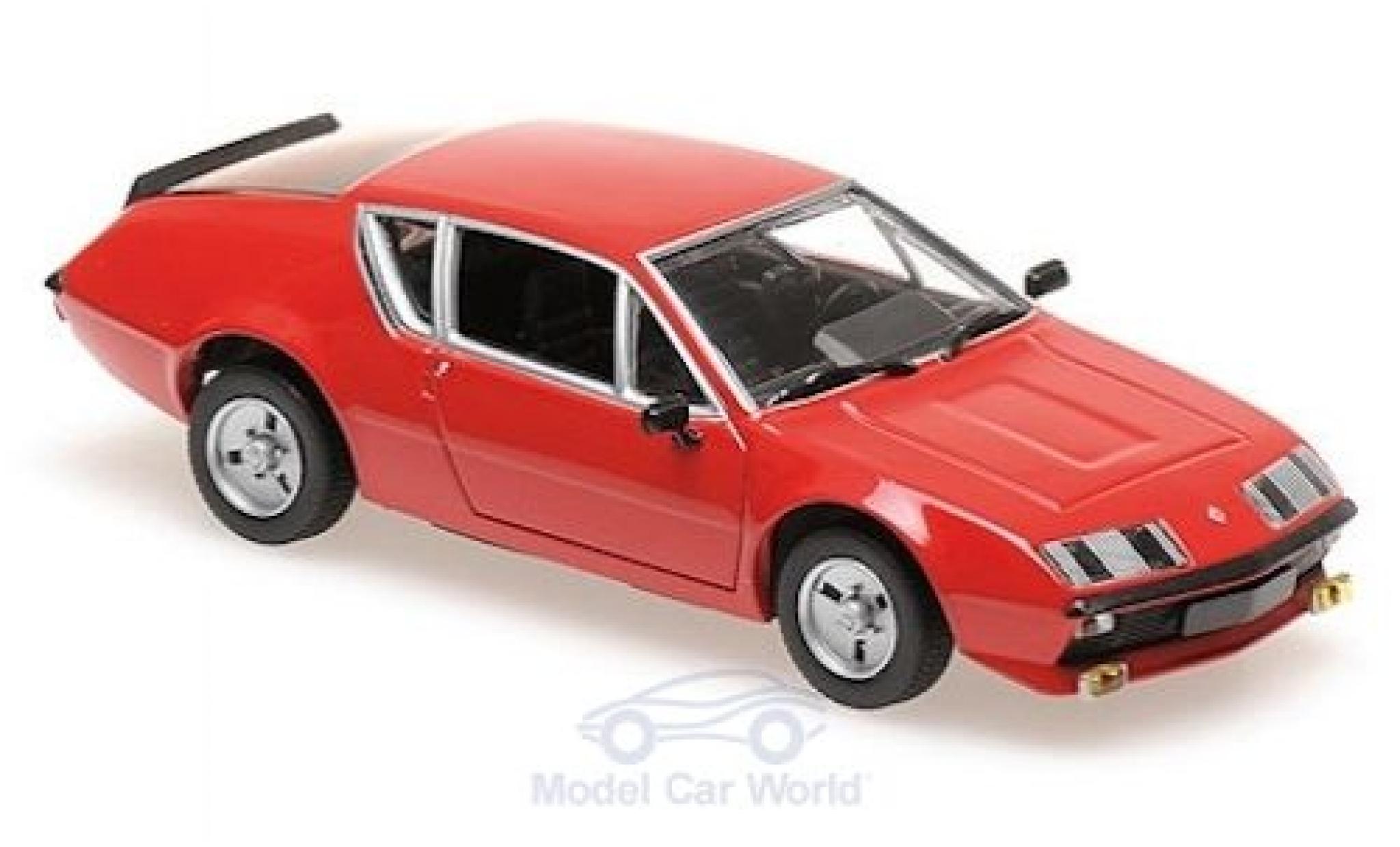 Alpine A310 1/43 Maxichamps Renault A 310 rood 1976 modelauto