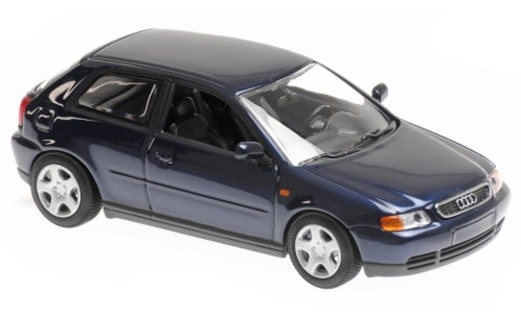 Audi A3 1/43 Maxichamps (8L) metallic blauw 1996 modelauto