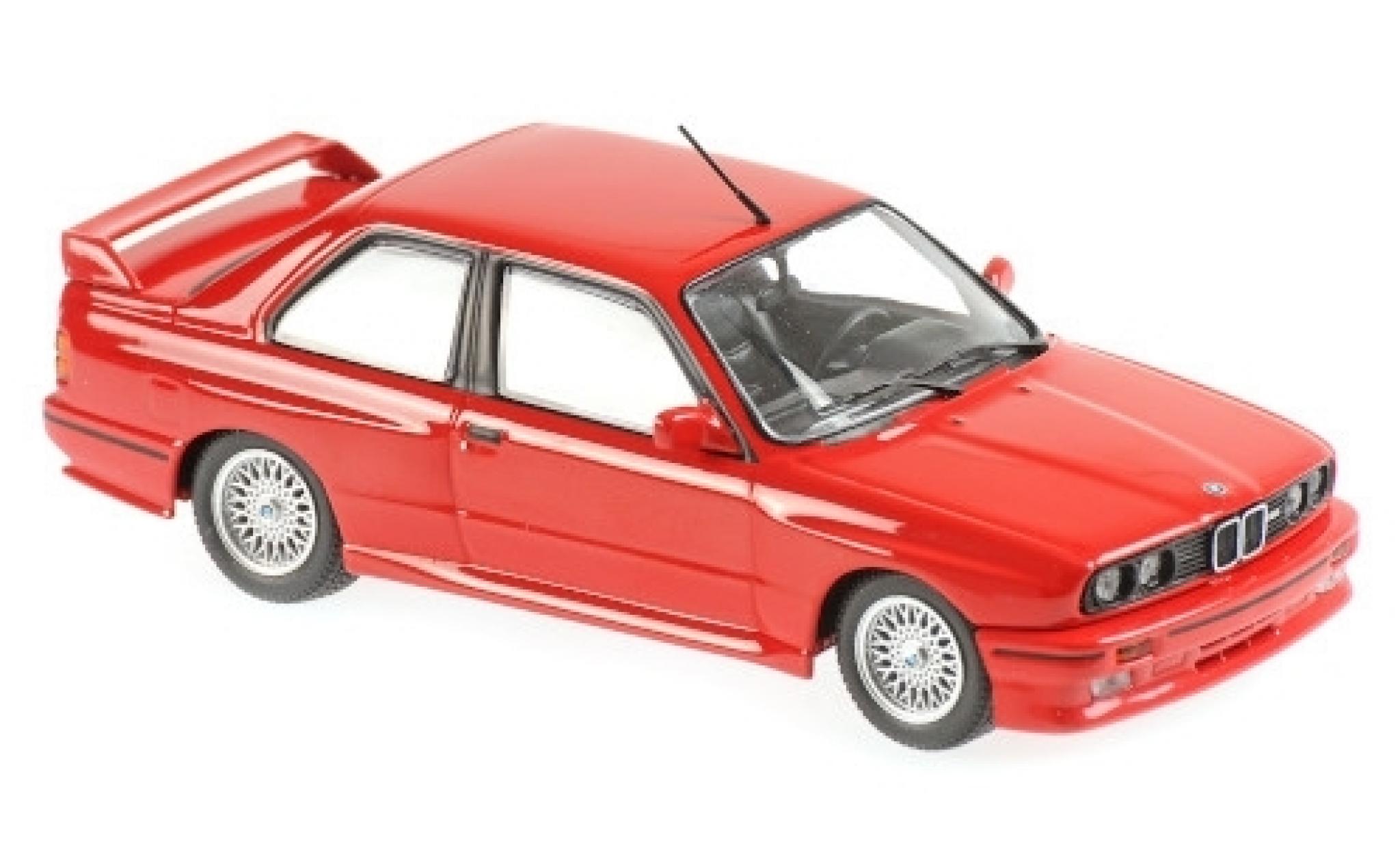 Bmw M3 1/43 Maxichamps (E30) rood 1987 modelauto