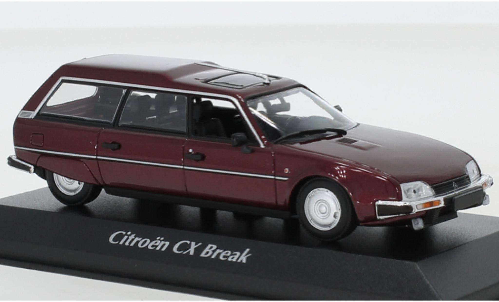 Citroen CX 1/43 Maxichamps Stationwagen metallic rood 1980 modelauto