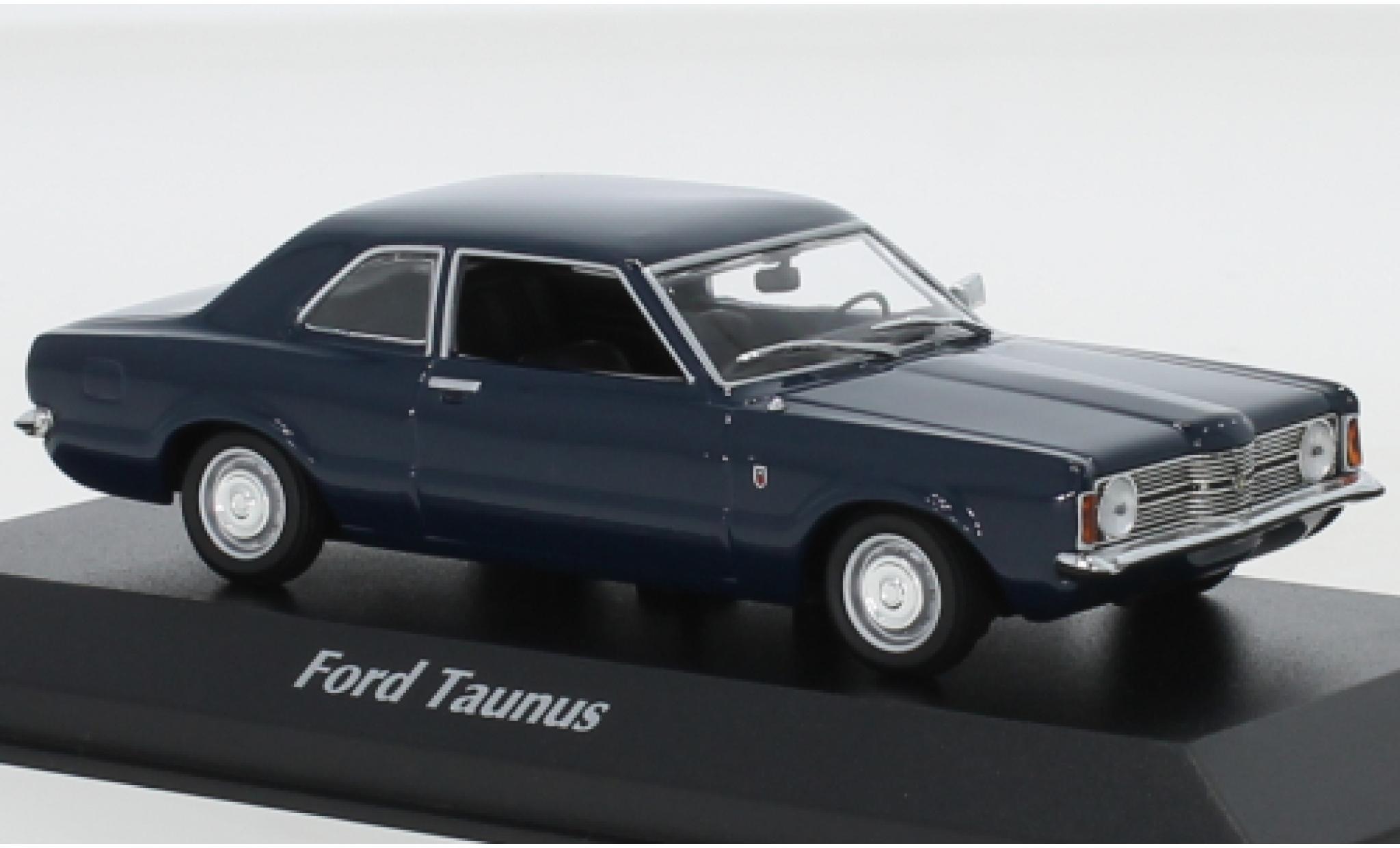 Ford Taunus 1/43 Maxichamps (TCI) blauw 1970 modelauto