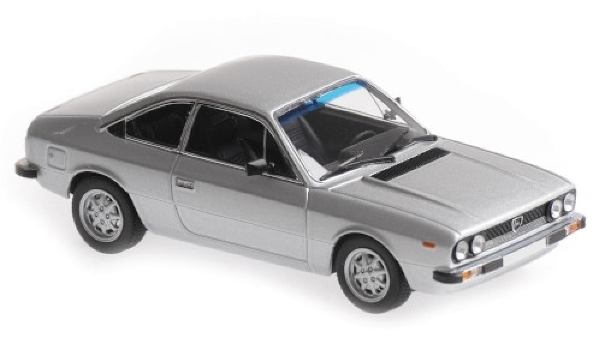 Lancia Beta 1/43 Maxichamps 2000 Coupe grijs 1980 modelauto