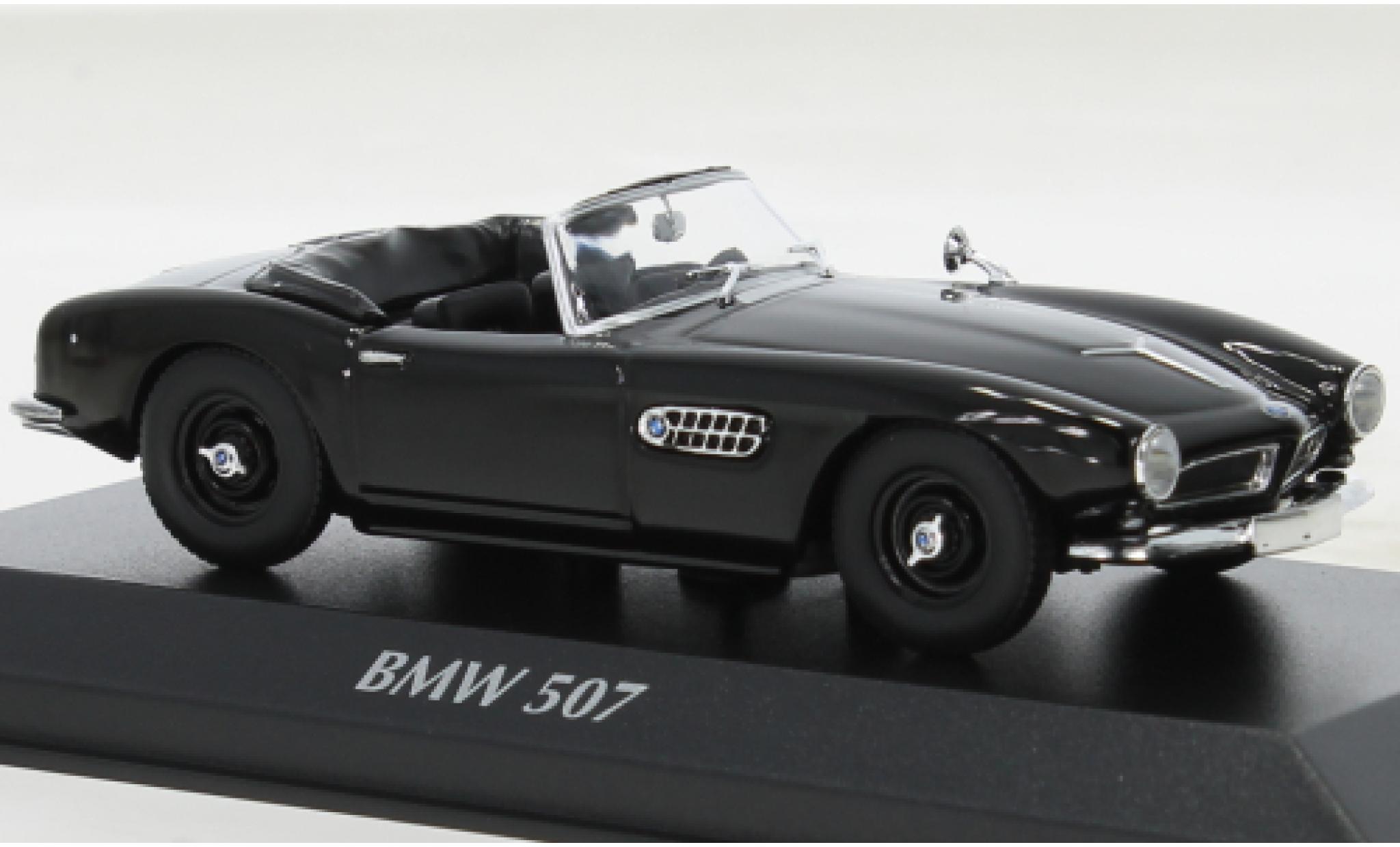 Bmw 507 1/43 Maxichamps zwart 1957 modelauto