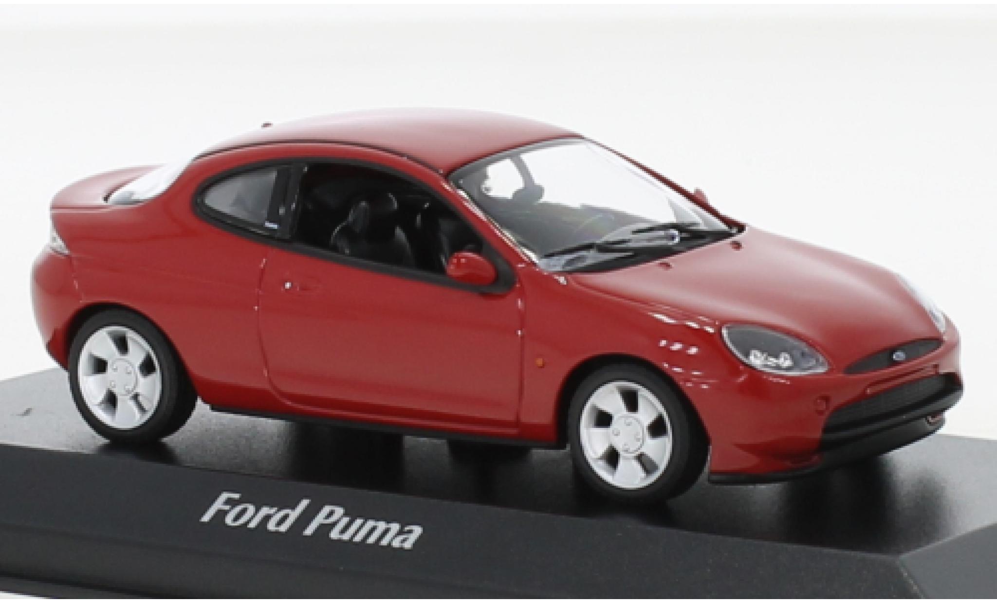 Ford Puma 1/43 Maxichamps rood 1996 modelauto