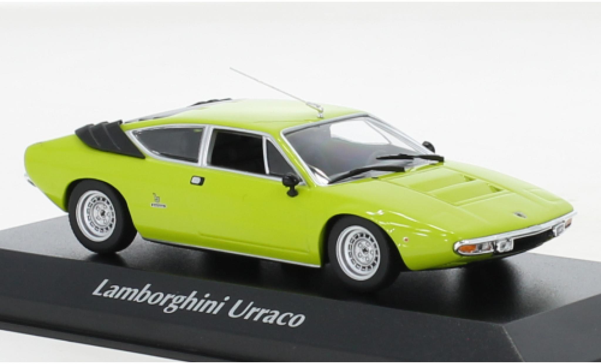 Lamborghini Urraco 1/43 Maxichamps groen 1974 modelauto