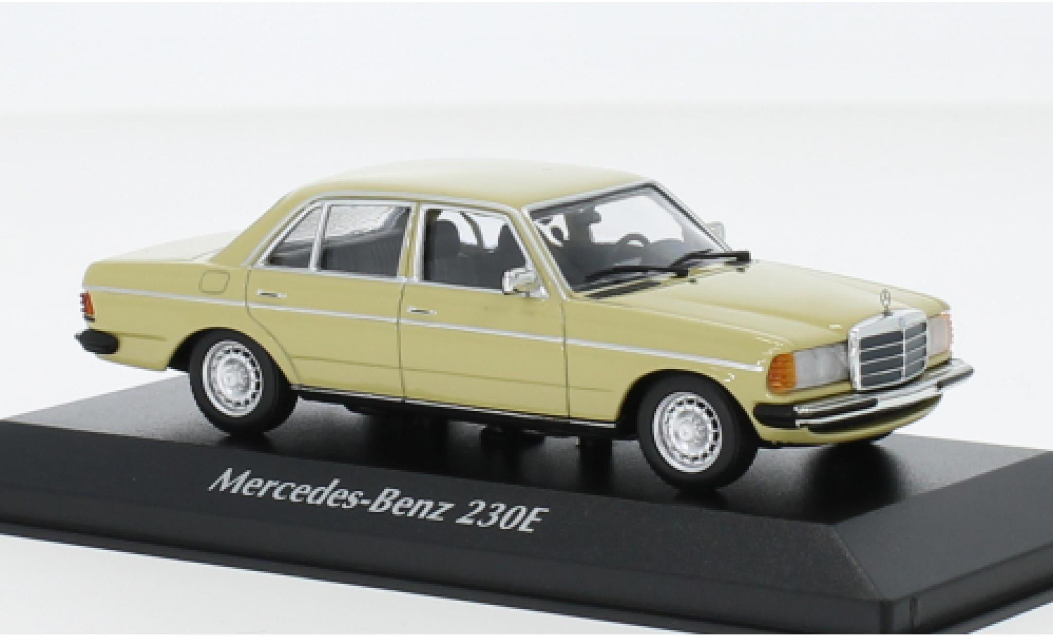 Mercedes 230 1/43 Maxichamps E (W123) beige 1982 modelauto