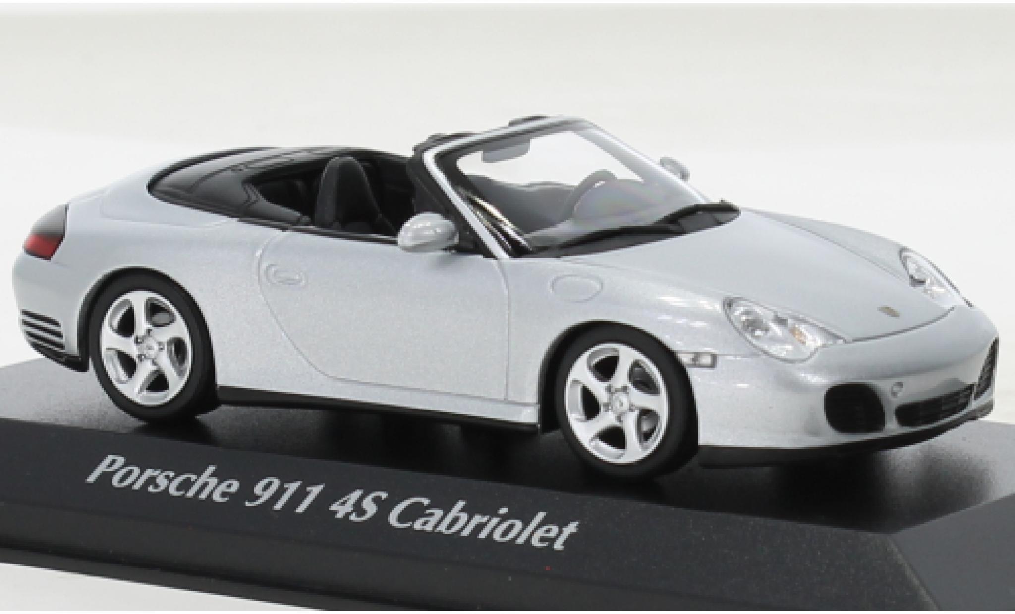 Porsche 996 4S 1/43 Maxichamps 911 cabriolet d 2003 modelauto
