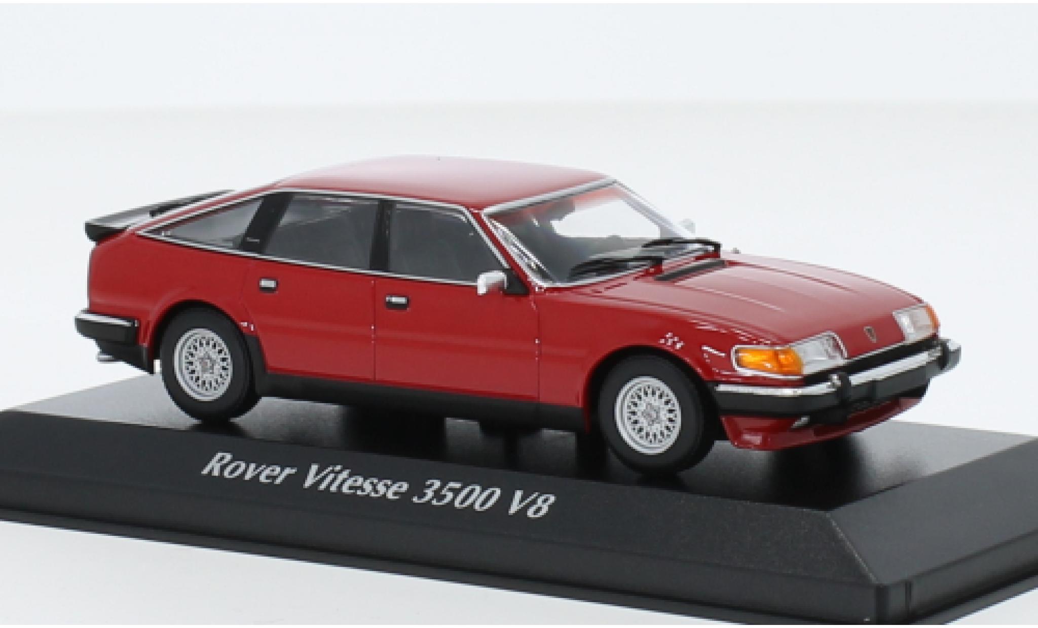 Rover Vitesse 1/43 Maxichamps 3500 V8 rood 1986 modelauto